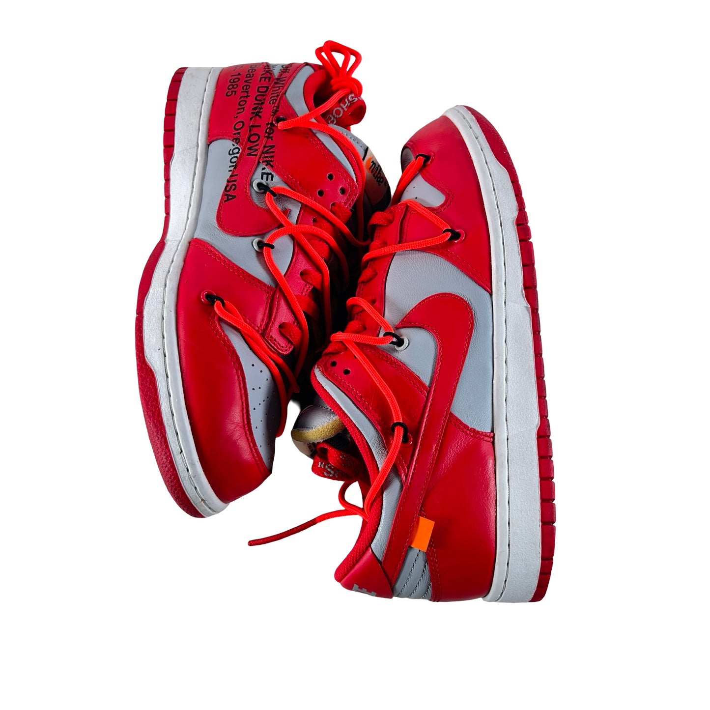 CT0856 600 Dunk Low Off-White Red [USED] - 9 M (Used4)