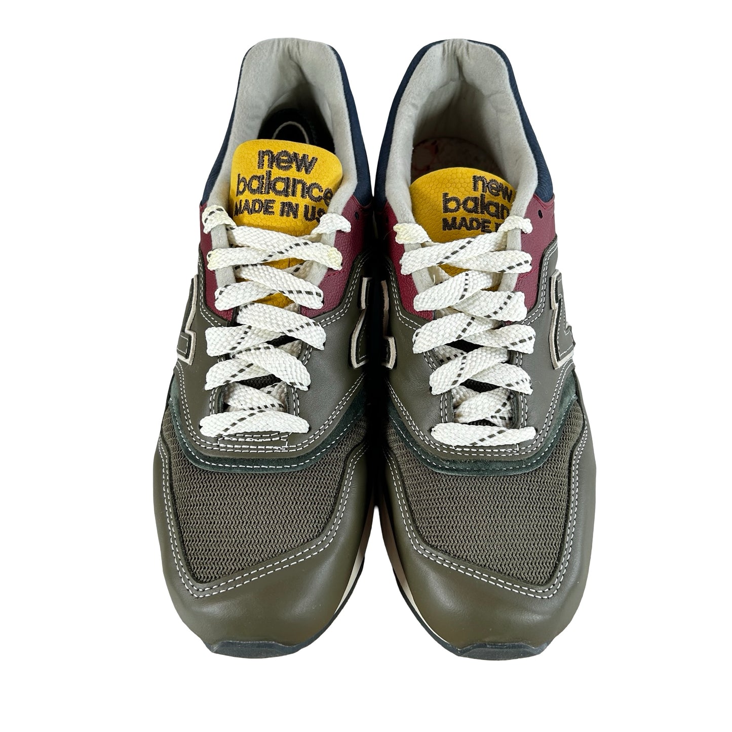 U997AIM New Balance 997 MiUSA Aimé Leon Dore Dark Moss Angora [USED] - 9.5 M (Used)