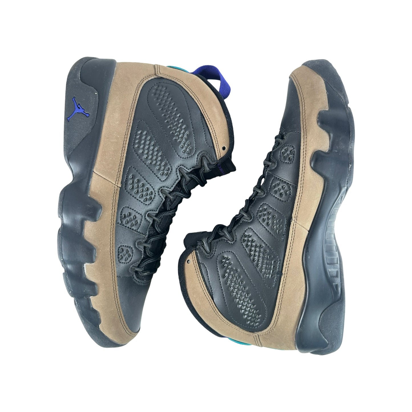 CT8019 034 Jordan 9 Retro Light Olive Concord [USED] - 9.5 (Used)