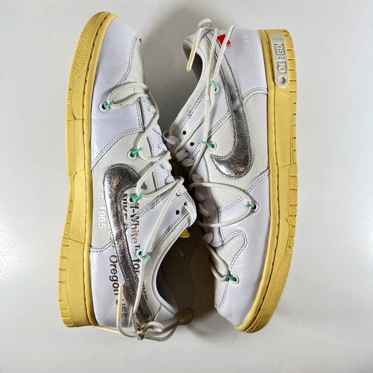 DM1602 127 Nike Dunk Low Off-White Lot 1 [USED] - 10.5 M (Used)