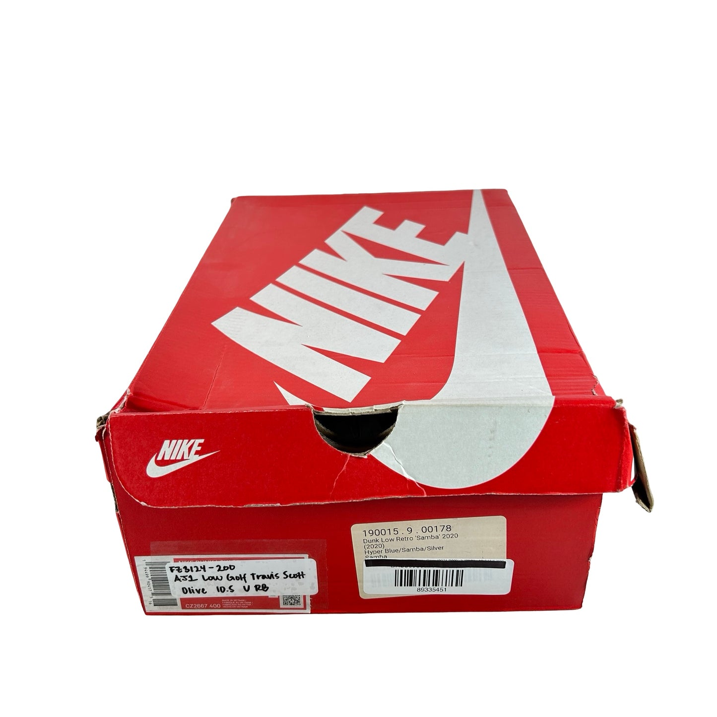 FZ3124 200 Jordan 1 Retro Low Golf Travis Scott Neutral Olive [USED] - 10.5 M (Used) (Replace Box)