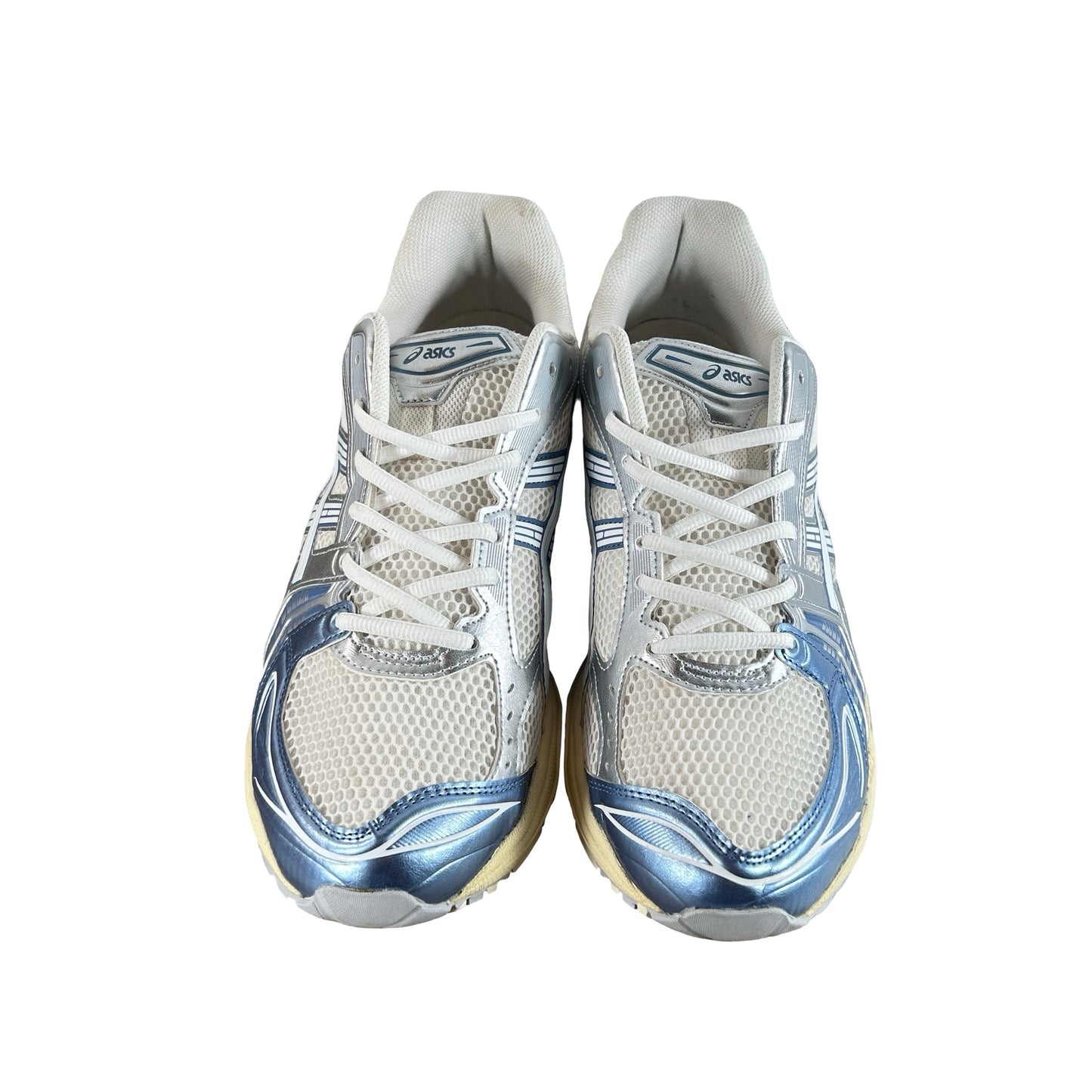1203A537 102 ASICS Gel-Kayano 14 Cream Metallic Blue [USED] - 13 M (Used)