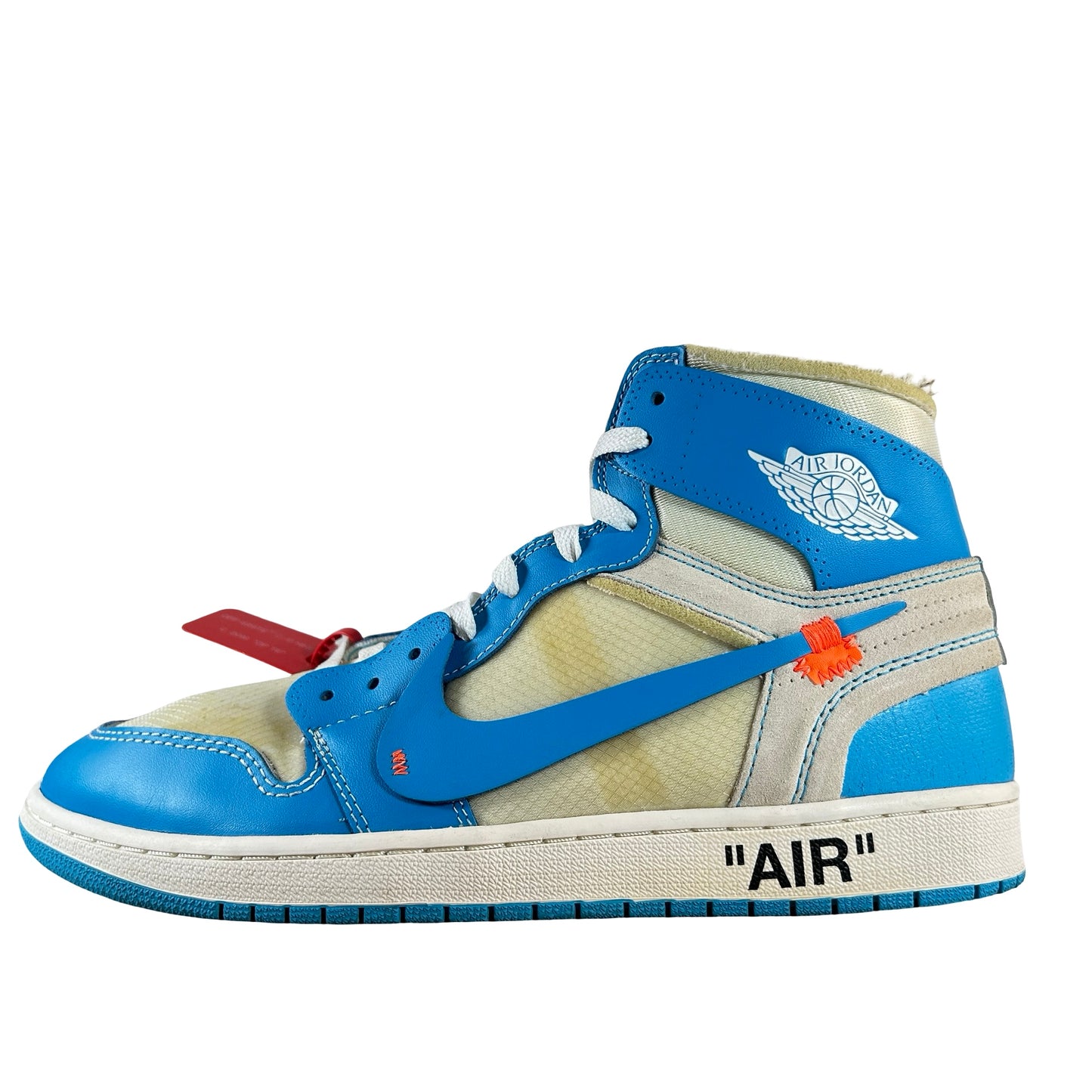 AQ0818 148 Jordan 1 Retro High Off-White UNC [USED] - 12 M (Used)