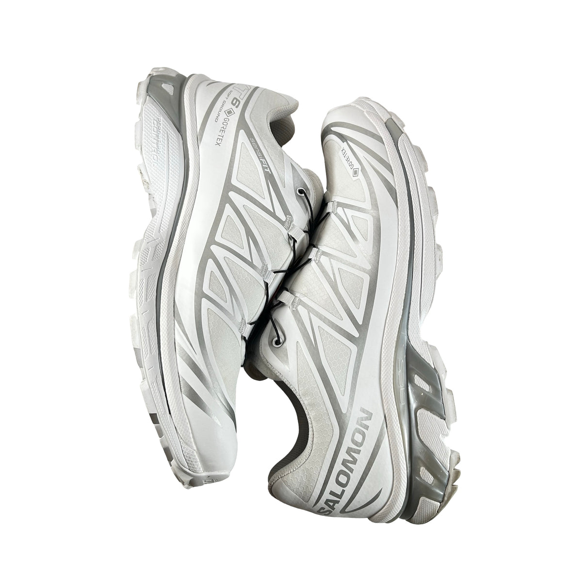 L47581100 Salomon XT-6 White Ftw Silver [USED] - 11.5 M (Used)