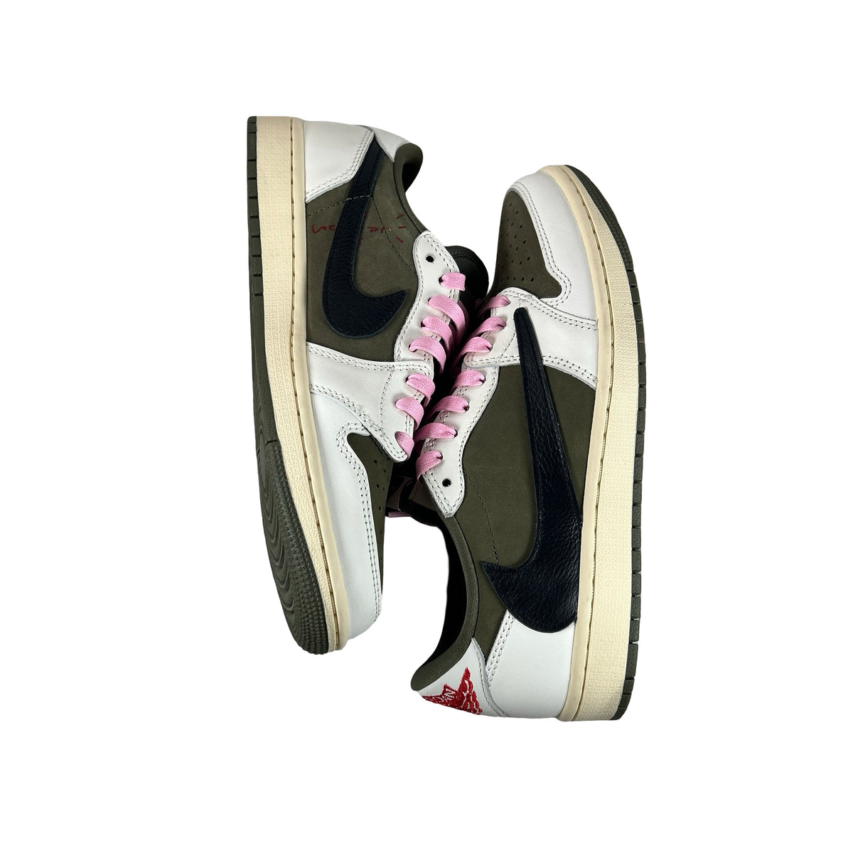 DM7866 200 Jordan 1 Retro Low OG SP Travis Scott Medium Olive [USED] - 7.5 (VNDS)