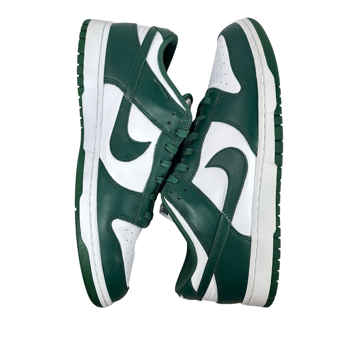 DD1391 101 Nike Dunk Low Michigan State [USED] - 13 M (Used2)