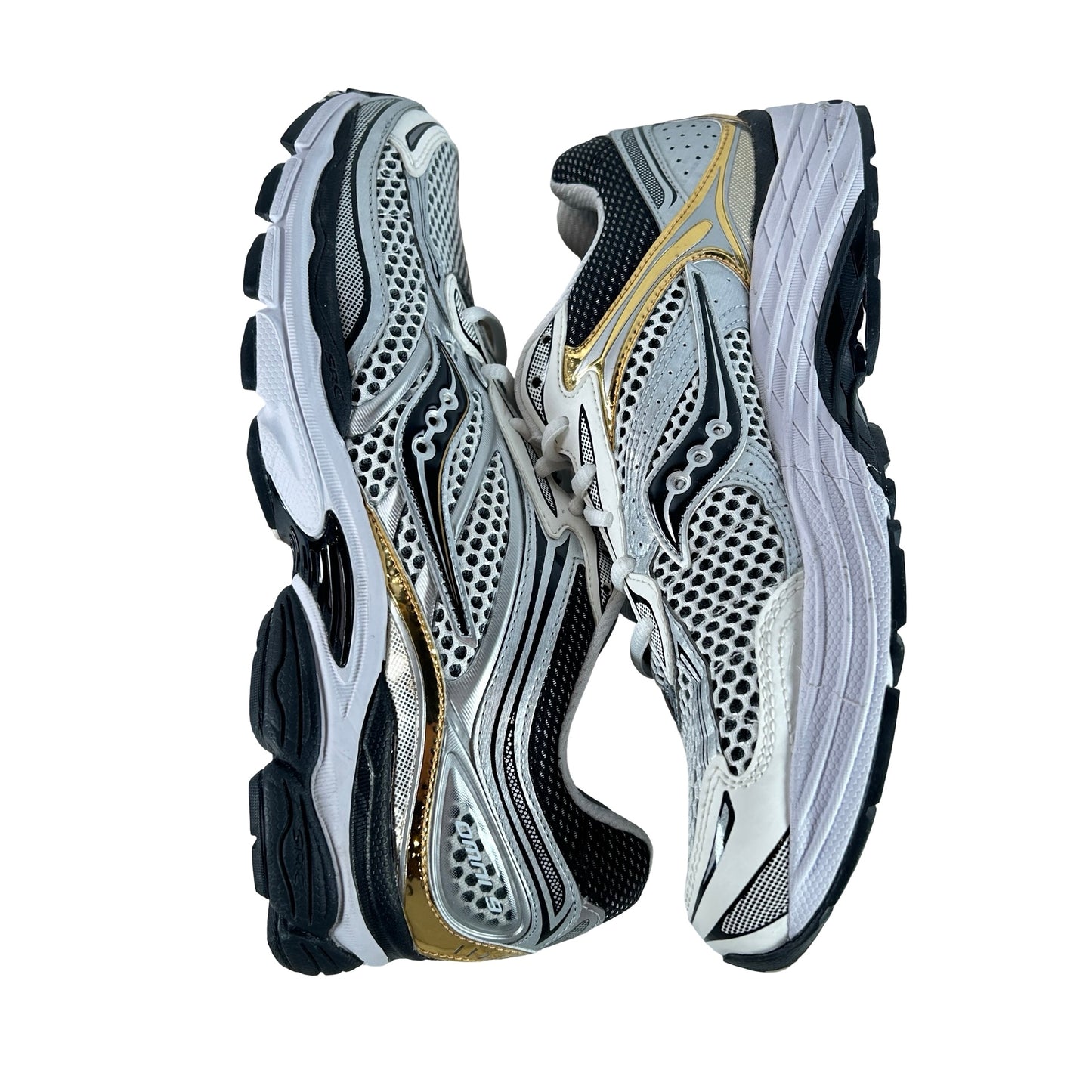 S70739 9 Saucony ProGrid Omni 9 Silver Gold [USED] - 10 M (Used) (No Box)