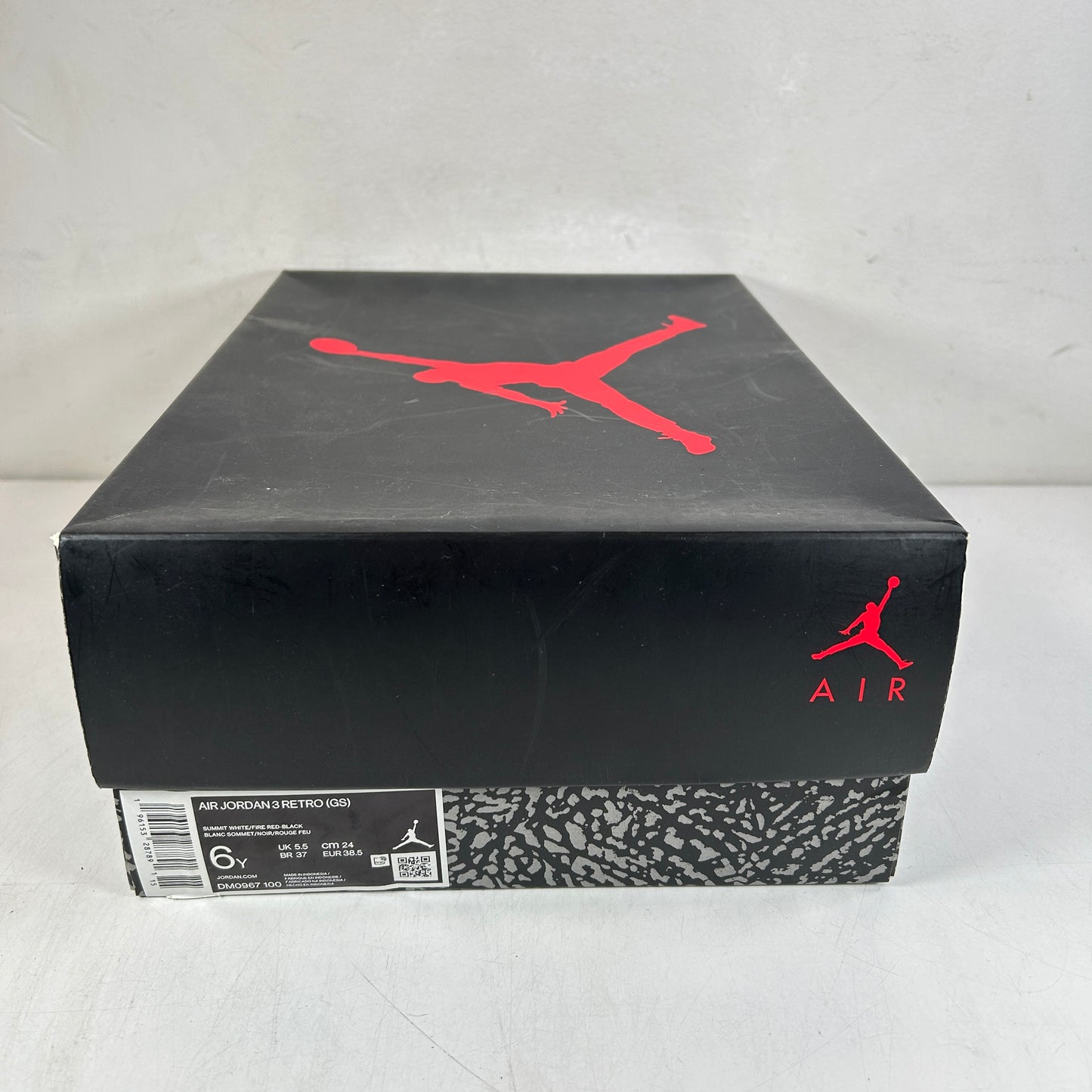 DM0967 100 Jordan 3 Retro White Cement Reimagined (GS) [USED] - 6 Y (Used)