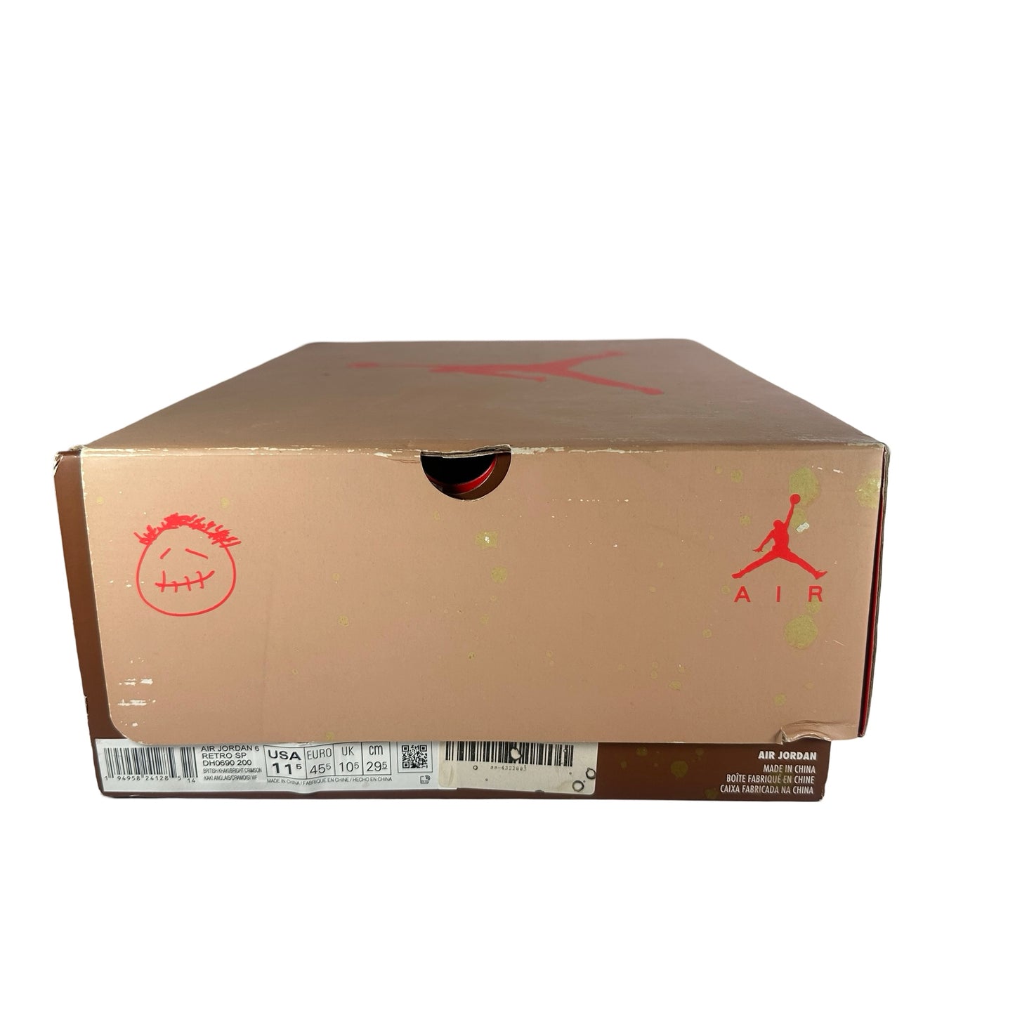 DH0690 200 Jordan 6 Retro Travis Scott British Khaki [USED] - 11.5 M (Used)