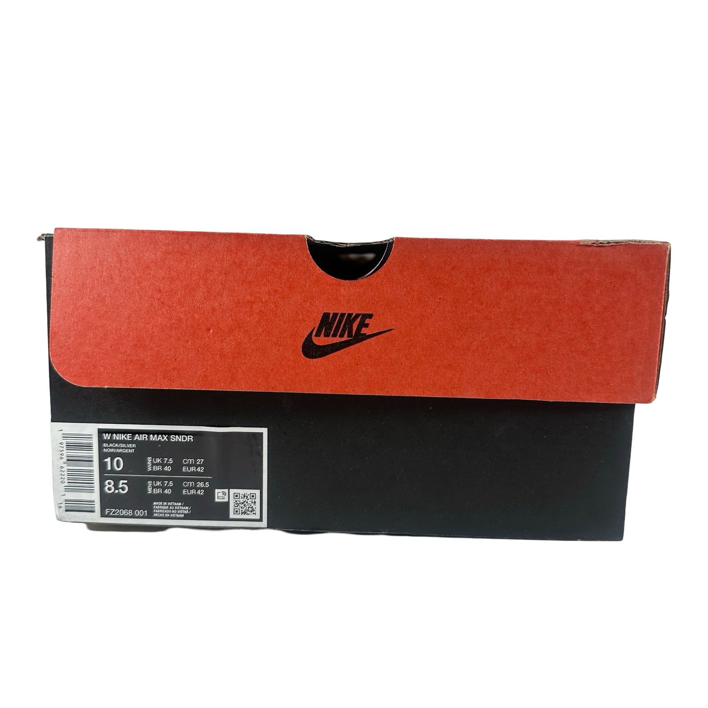 FZ2068 001 Nike Air Max Sunder Black Silver (Women's) [USED] - 10 W (Used)