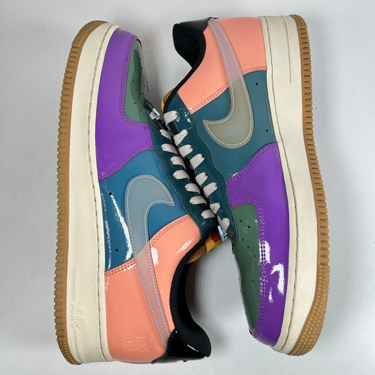 DV5255 500 Nike Air Force 1 Low SP Undefeated Multi-Patent Wild Berry [USED] - 11.5 M (Used)