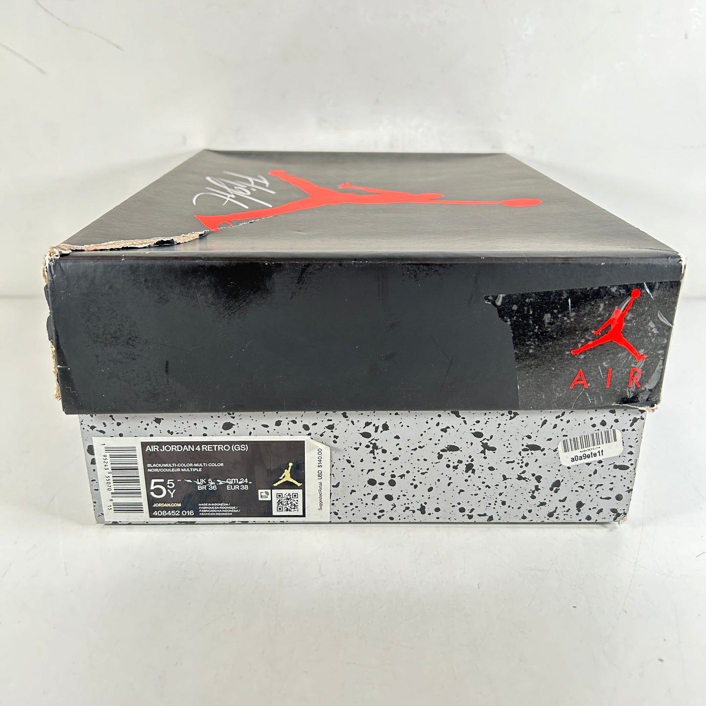 408452 016 Jordan 4 Retro Red Thunder (GS) [USED] - 5.5 Y (Used)
