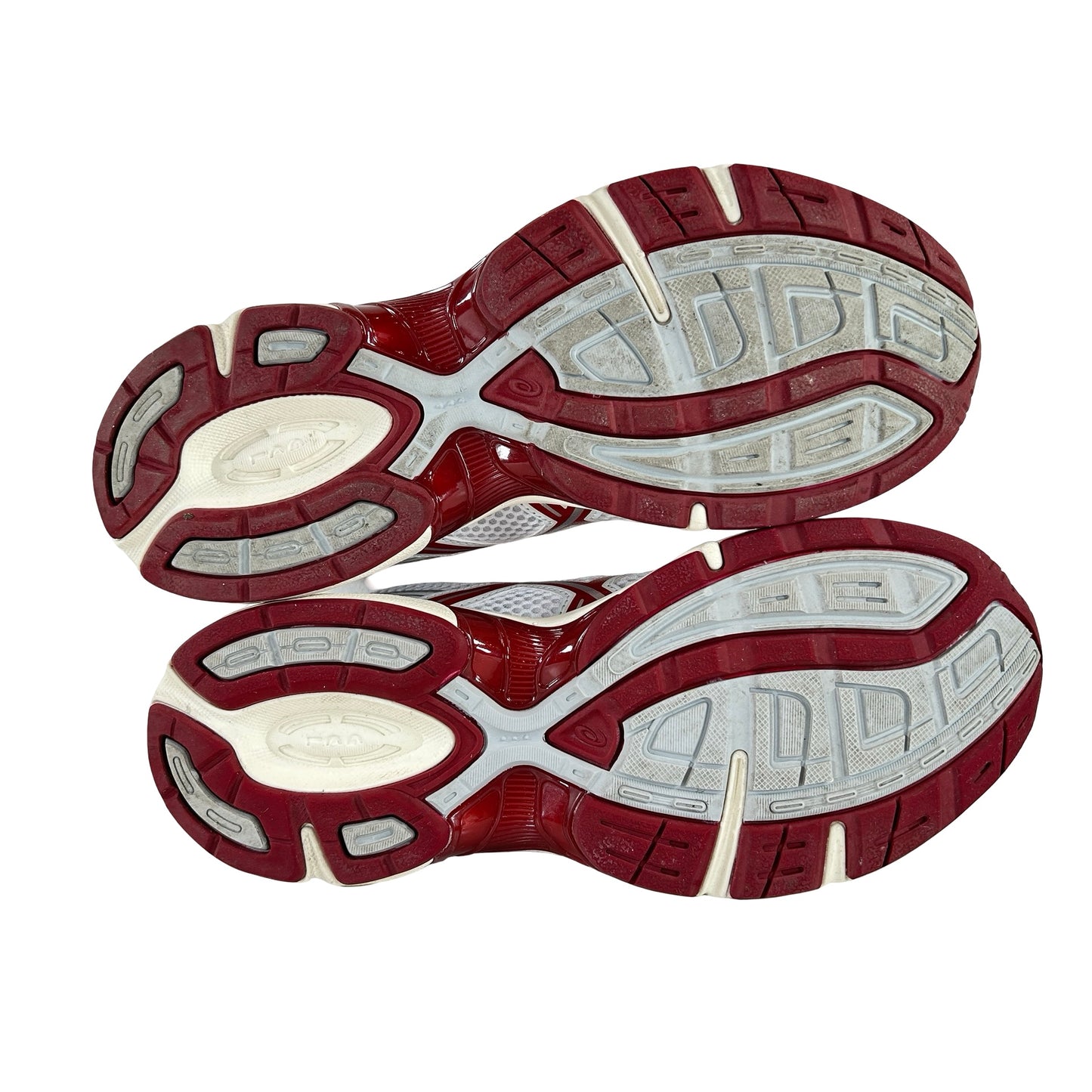1202A518 100 ASICS Gel-1130 White Red Dahlia (W) [USED] - 10 W (Used)