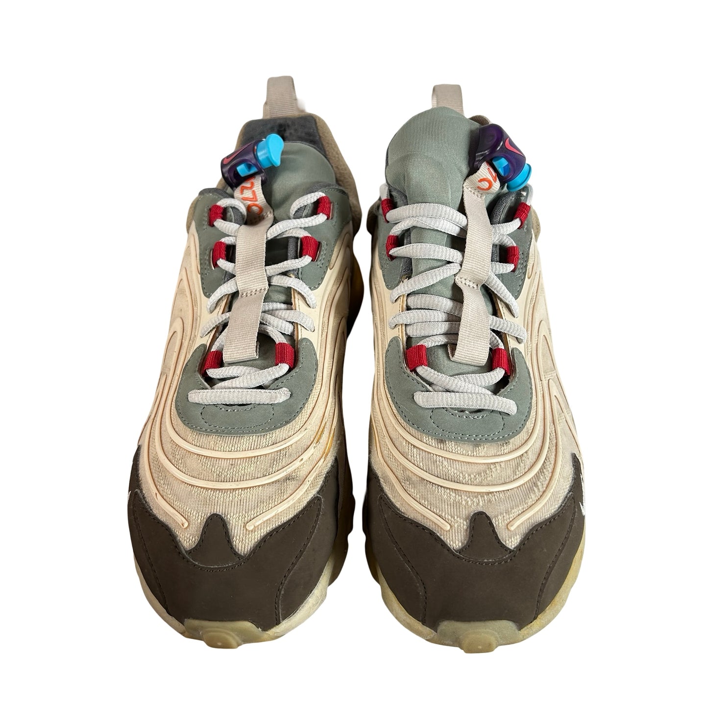 CT2864 200 Nike Air Max 270 React ENG Travis Scott Cactus Trails [USED] - 9 M (Used)