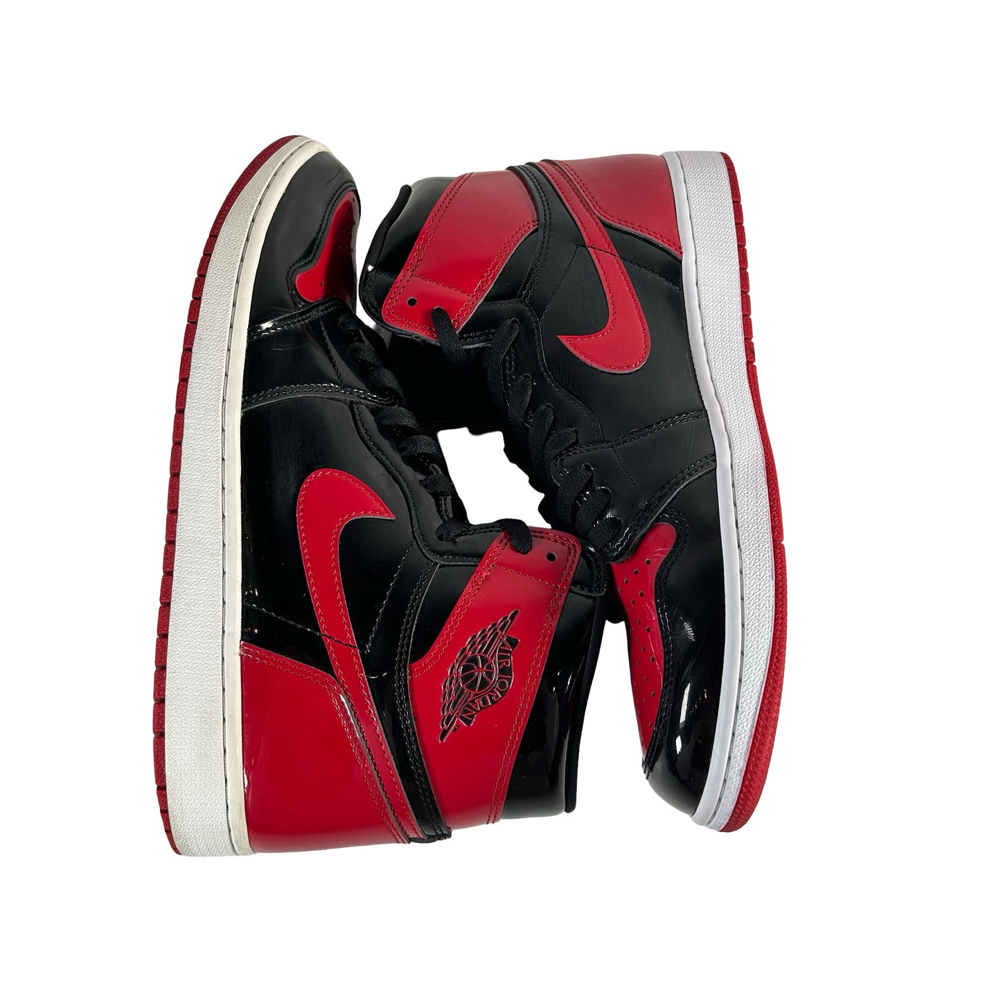 555088 063 Jordan 1 Retro High OG Patent Bred [USED] - 12 M (Used7)