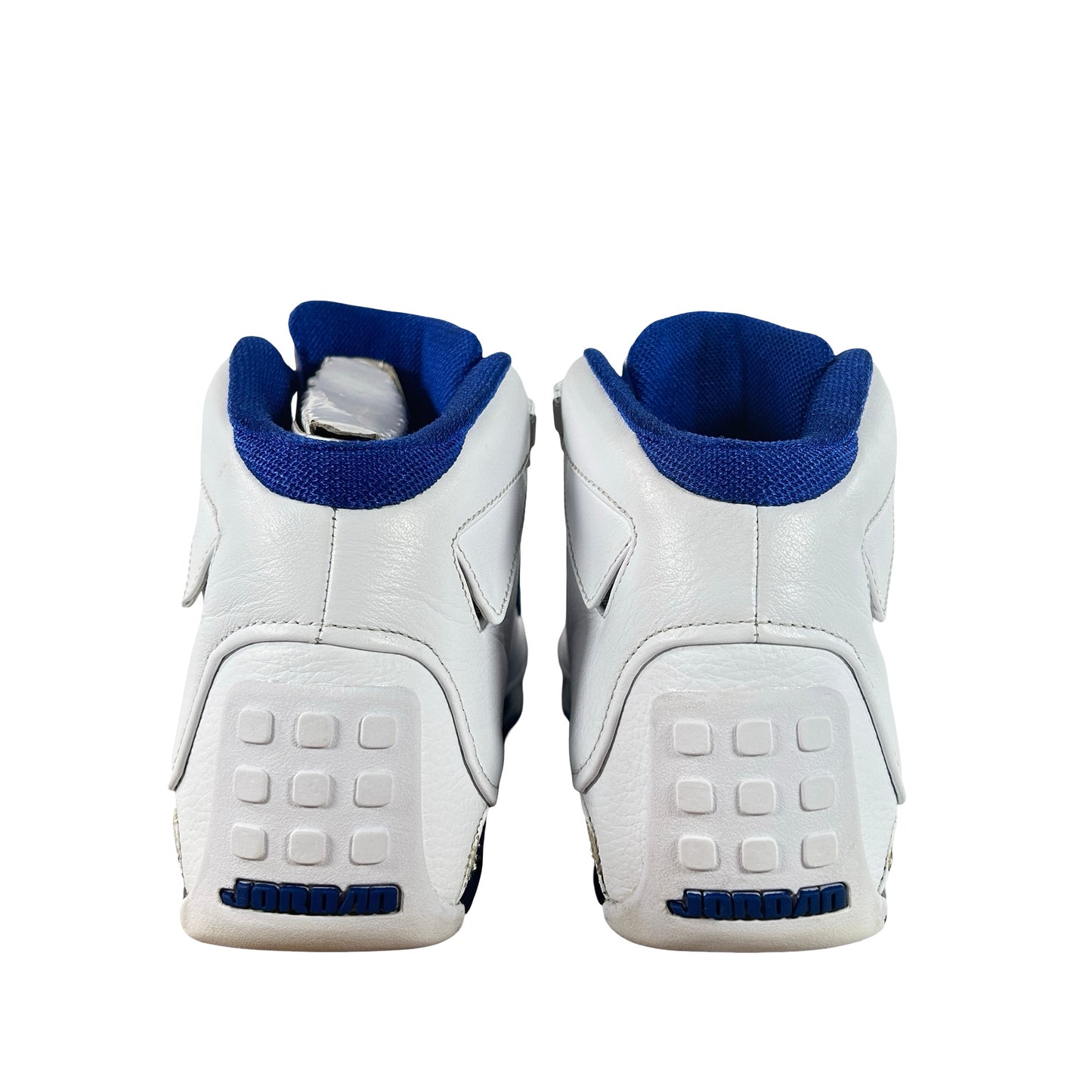 AA2494 106 Air Jordan 18 Retro White Sport Royal [USED] - 10 M (Used)