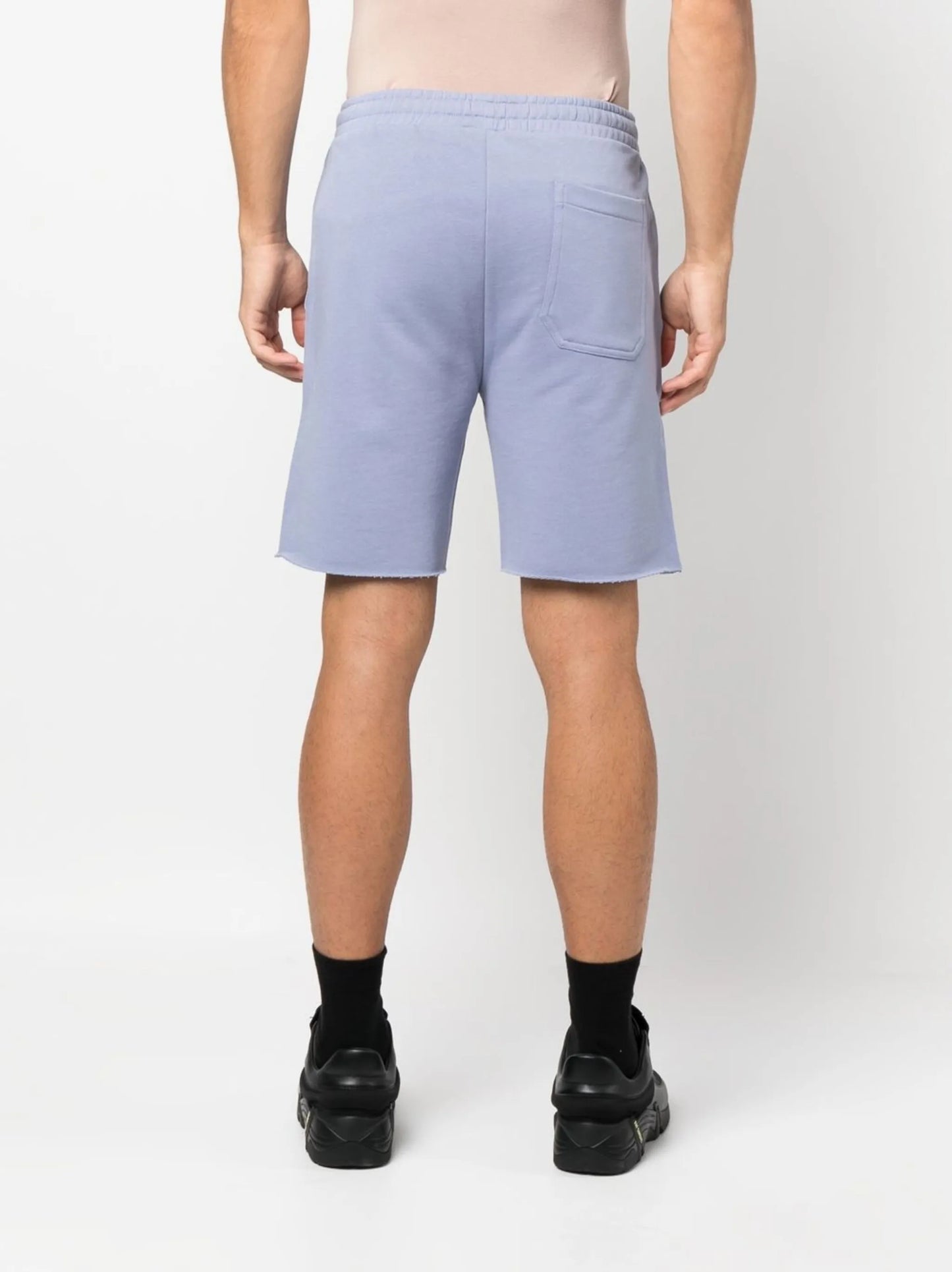 Helmut Lang Embroidered-Logo Track Shorts [USED] - S (Used)