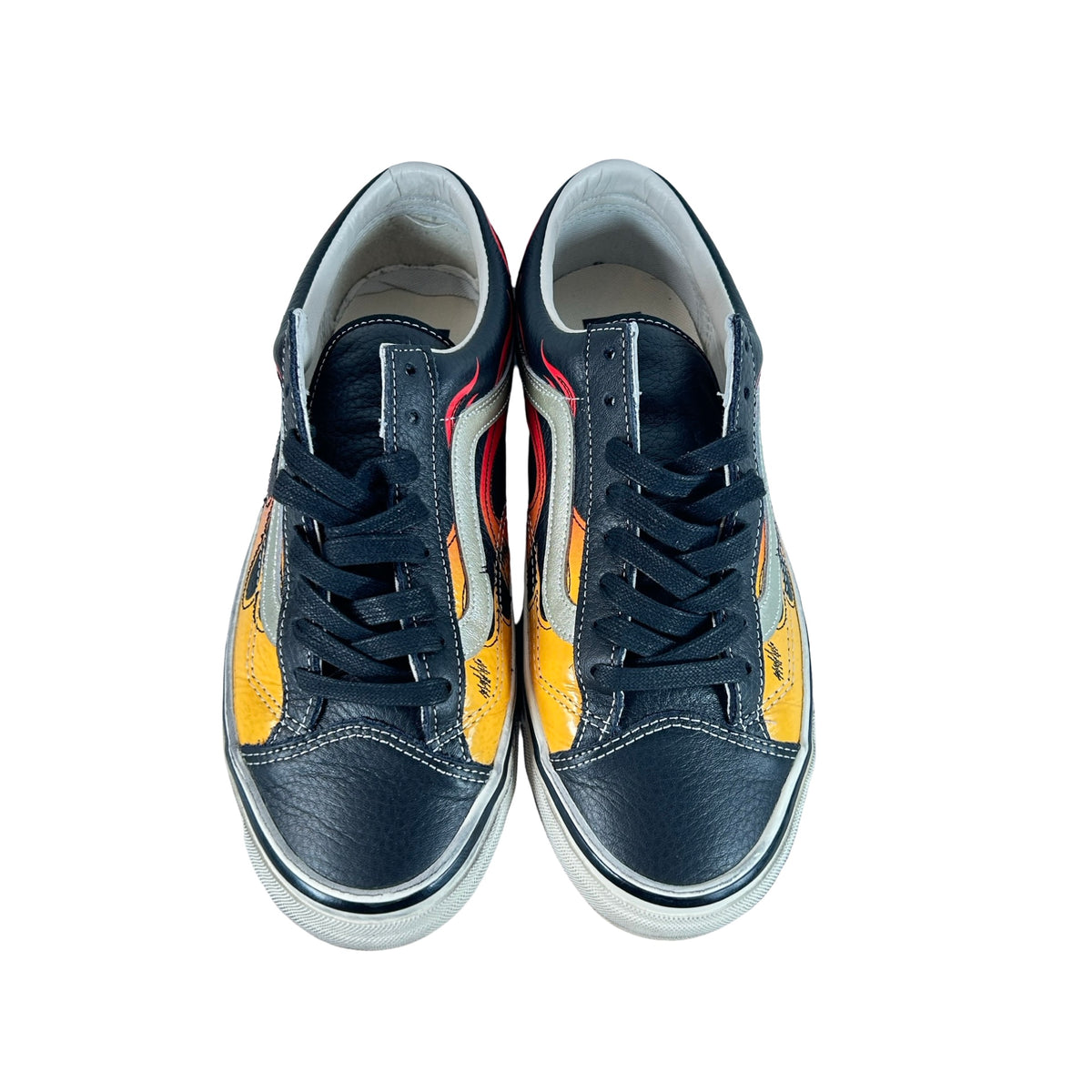 VN000D9RCJK Vans LX Old Skool Archive Flame Black [USED] - 9 M (Used)