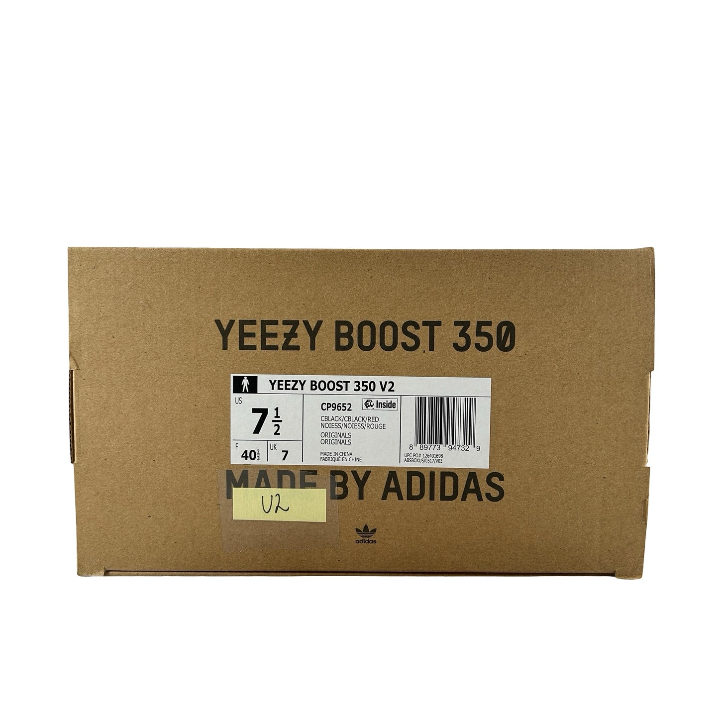 CP9652 Yeezy 350 V2 Bred [USED] - 7.5 M (Used2)