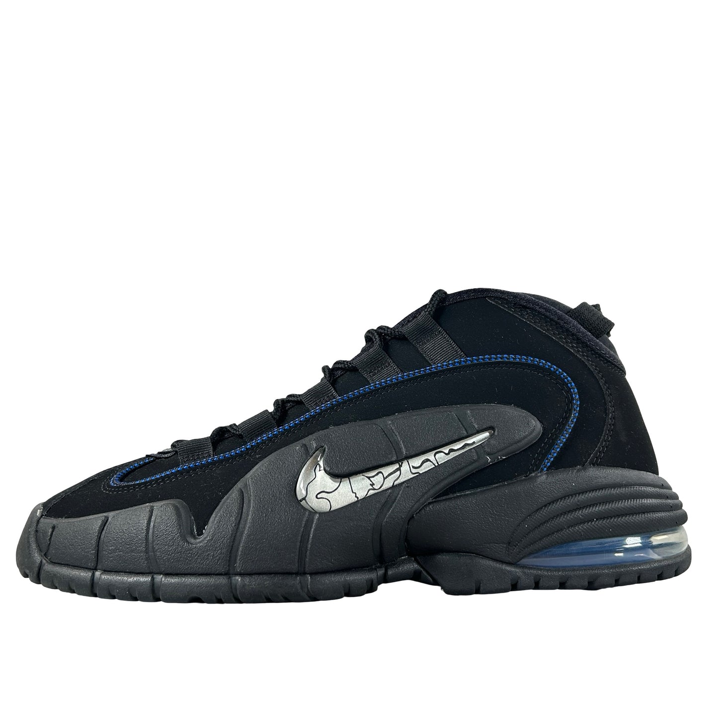 DN2487 002 Nike Air Max Penny 1 All-Star Black Metallic Silver [USED] - 11 M (Used)