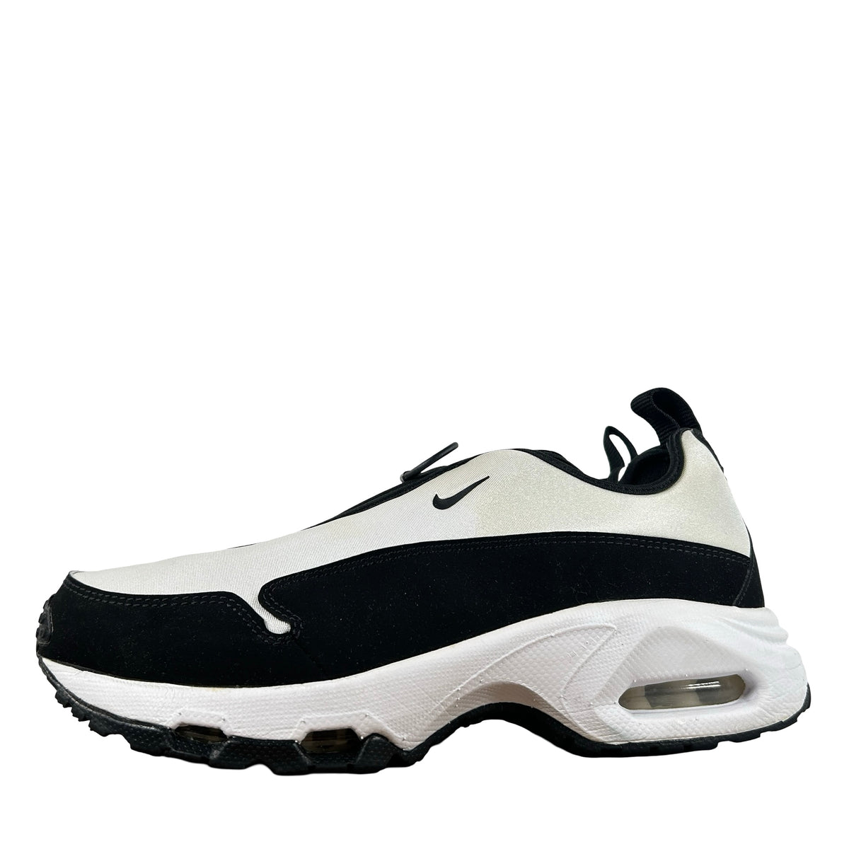 DO8095 101 Nike Air Max Sunder SP Comme des Garcons Homme Plus White Black [USED] - 7.5 M (Used)