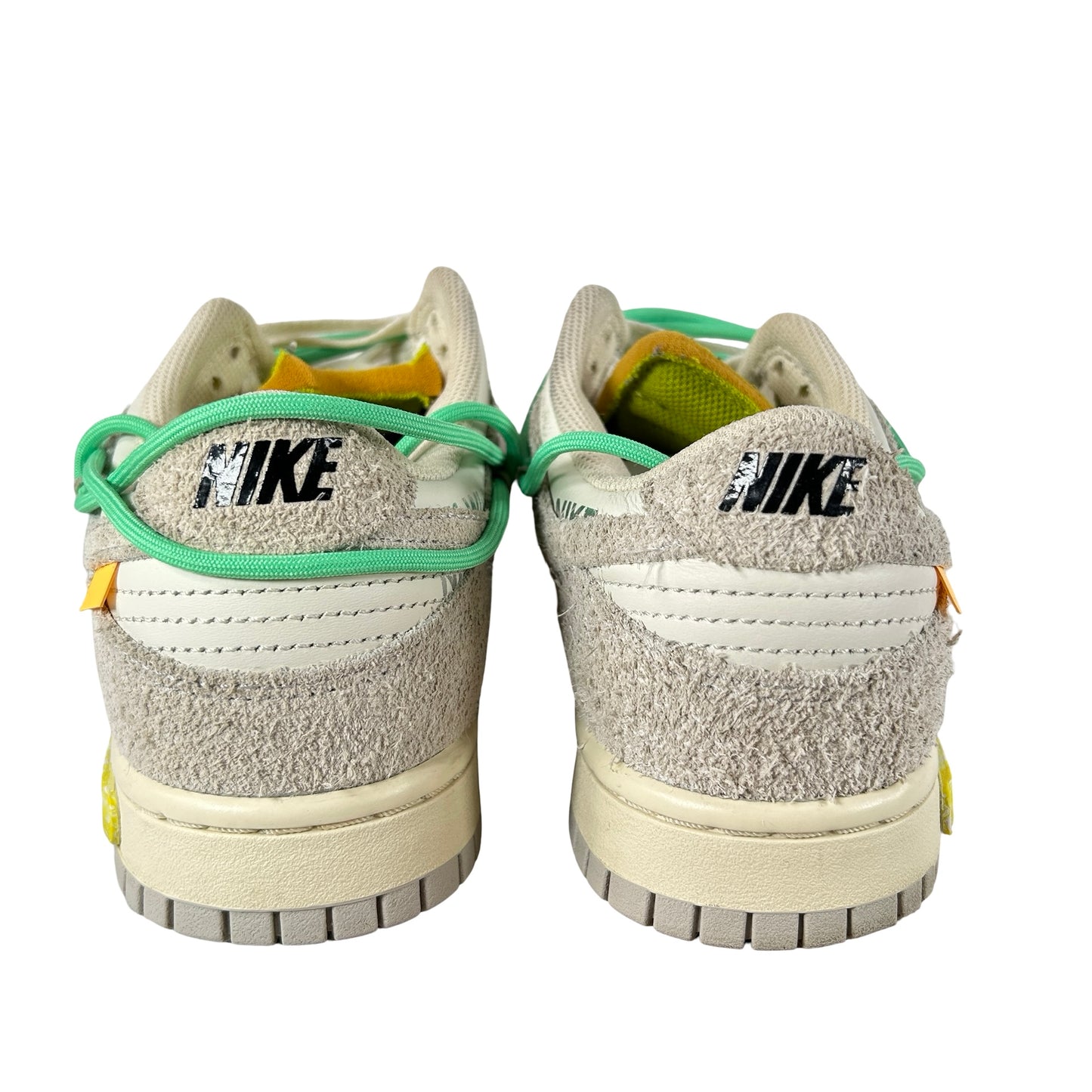 DJ0950 106 Nike Dunk Low Off-White Lot 14 [USED] - 8 M (Used)