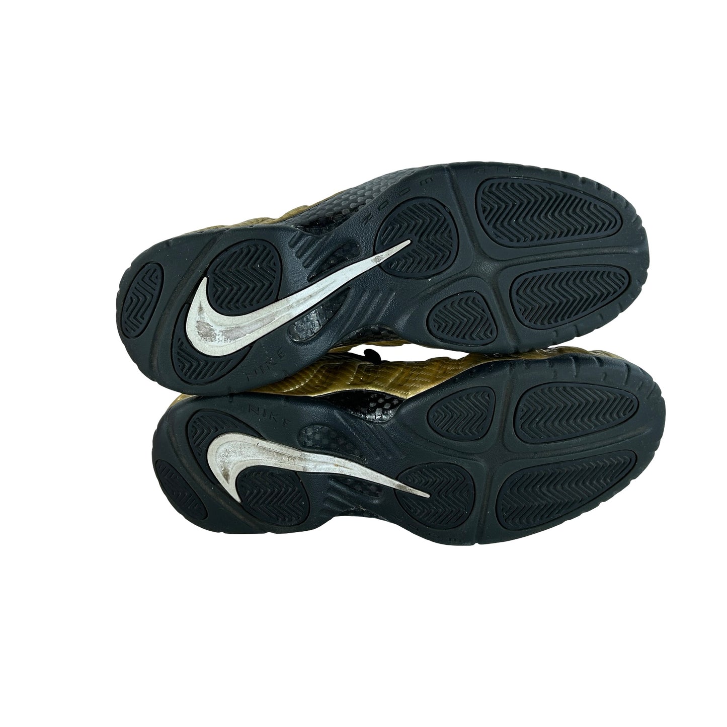 624041 701 Nike Air Foamposite Pro Metallic Gold [USED] - 12 M (Used)