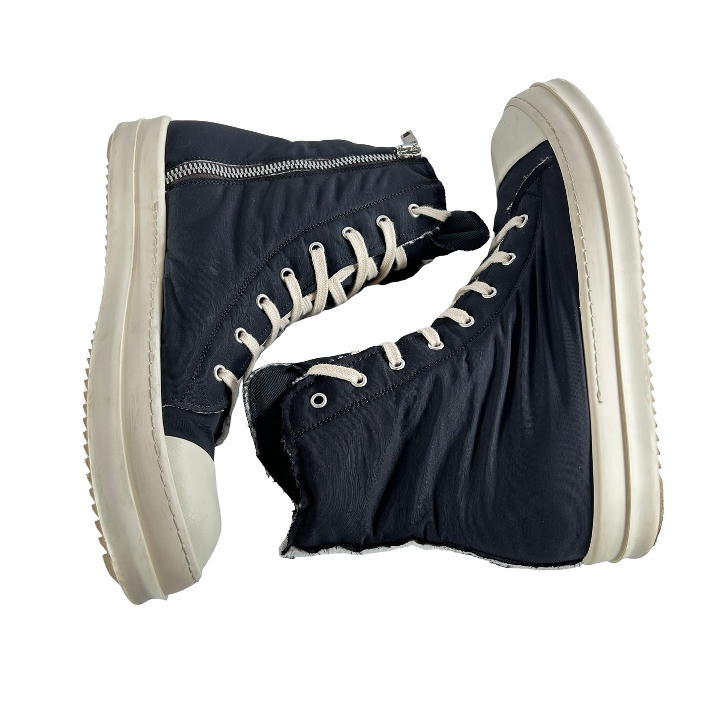 DU02A3800 Rick Owens DRKSHDW Gethsemane Padded High 'Black Milk' [USED] - 45 (Used)