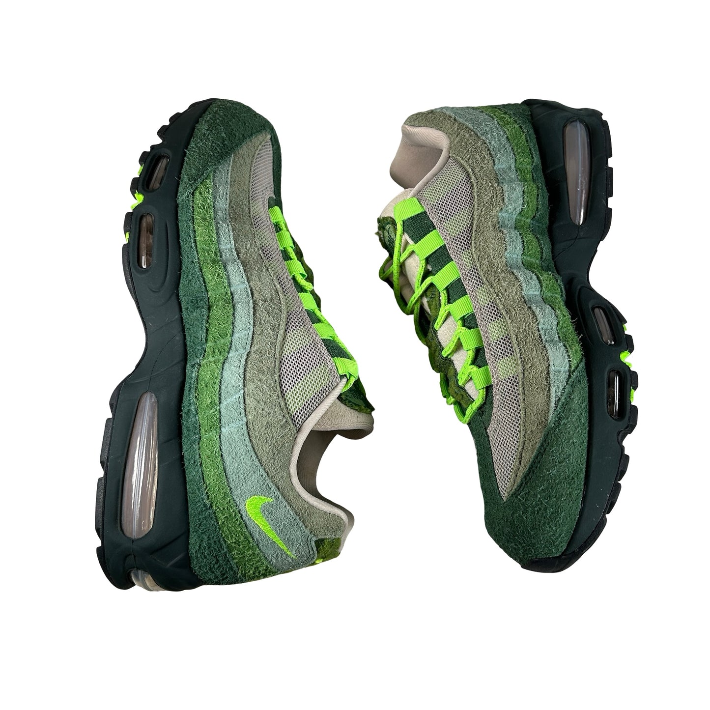 IQ3986 300 Nike Air Max 95 Big Bubble Ducks of a Feather Oregon Ducks The Woods [USED] - 12 M (Used)