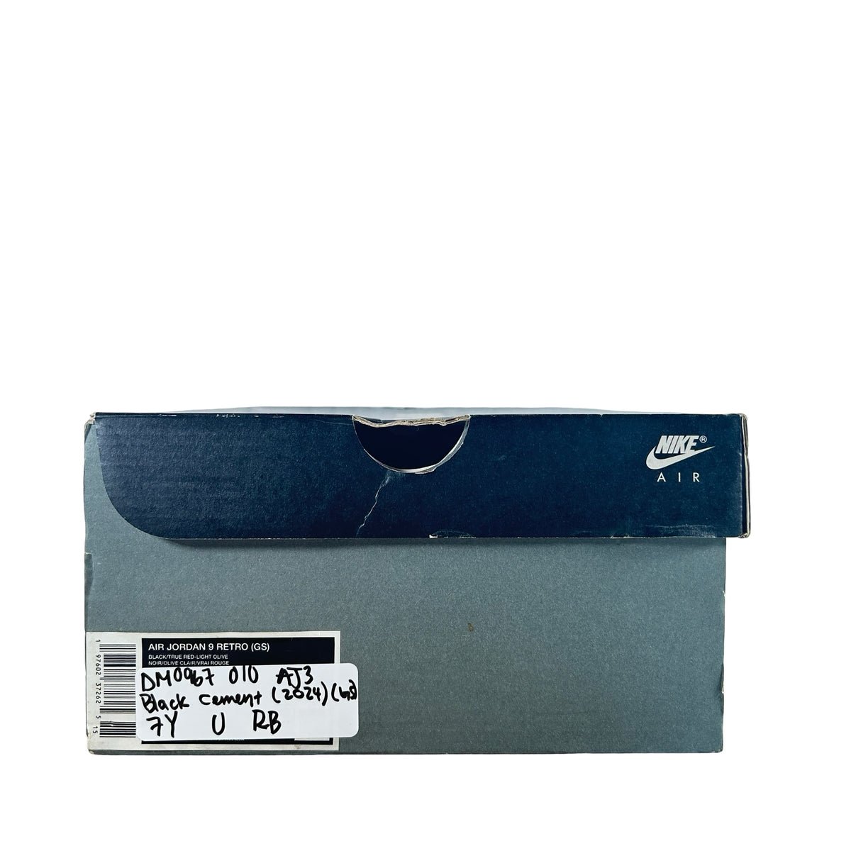 DM0967 010 Jordan 3 Retro Black Cement (2024) (GS) [USED] - 7Y (Used) (Replace Box)