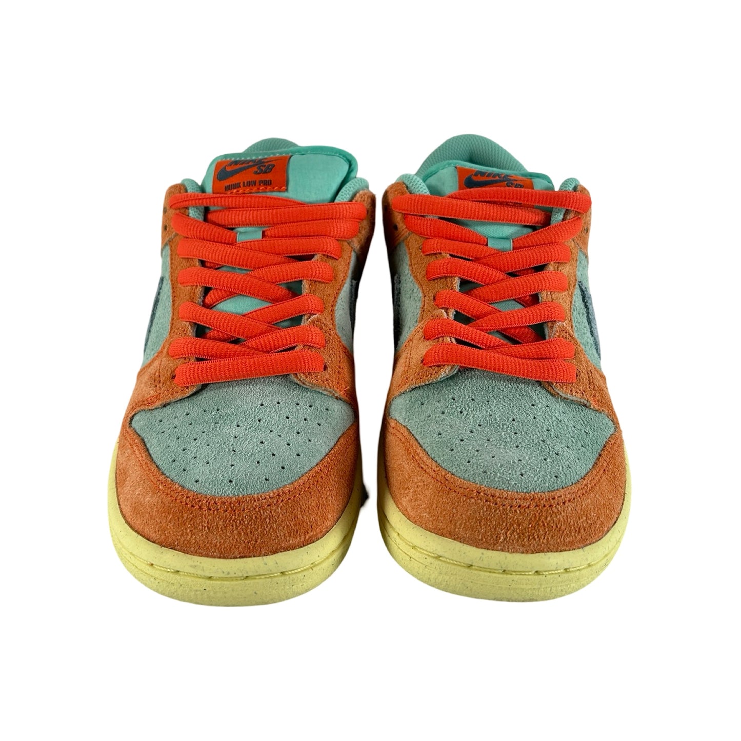 DV5429 800 Nike SB Dunk Low Orange Emerald Rise [USED] - 8 M (Used)