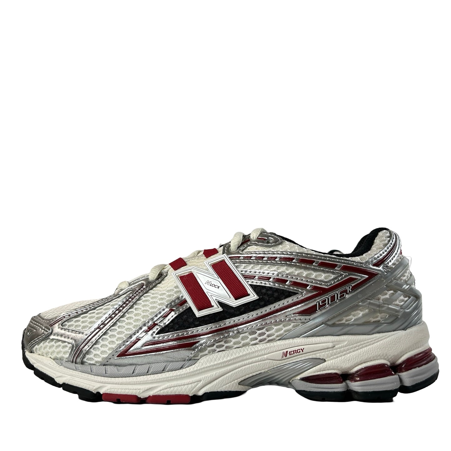 M1906REA New Balance 1906R Silver Classic Crimson [USED] - 8 M (Used)