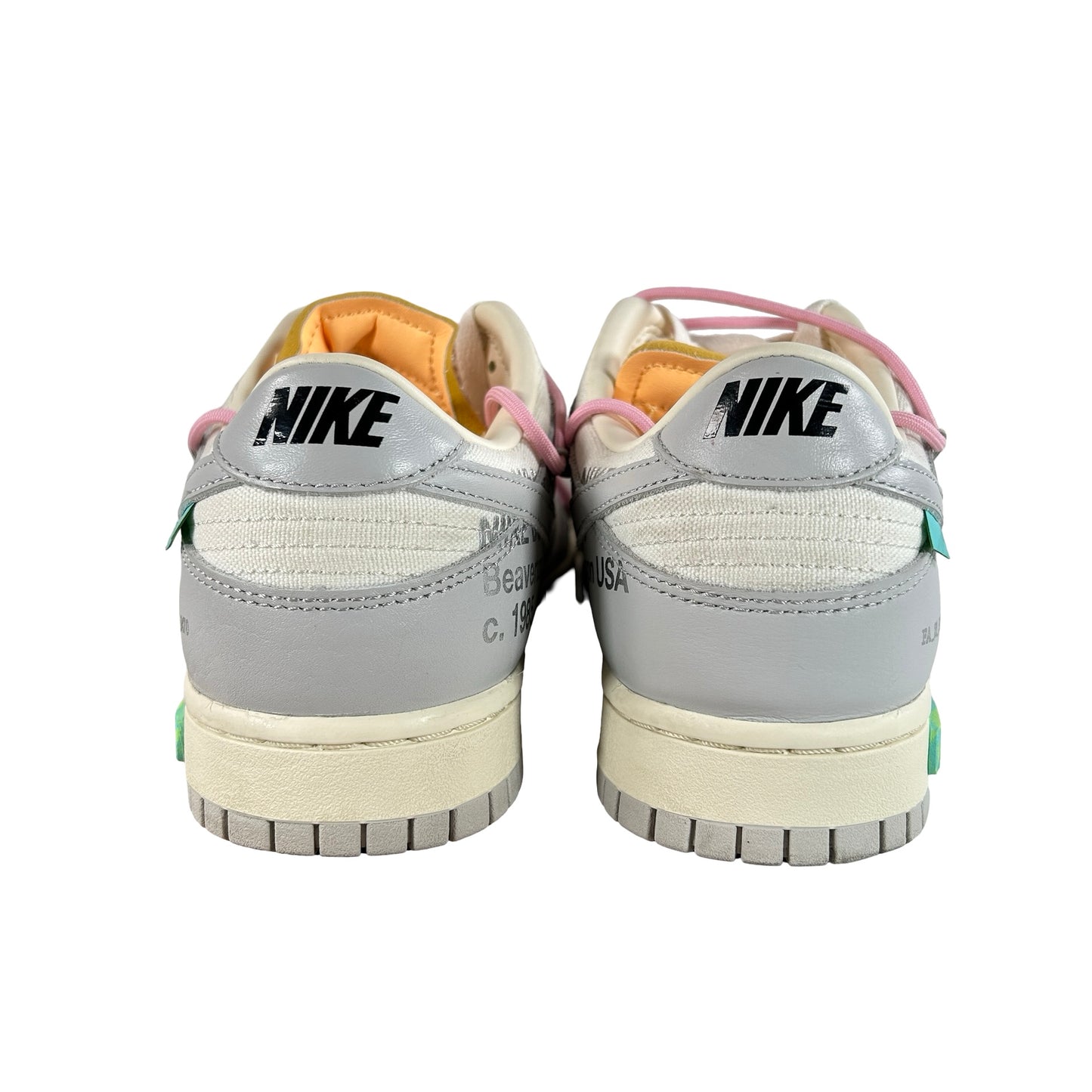 DM1602 109 Nike Dunk Low Off-White Lot 9 [USED] - 10 M (Used)