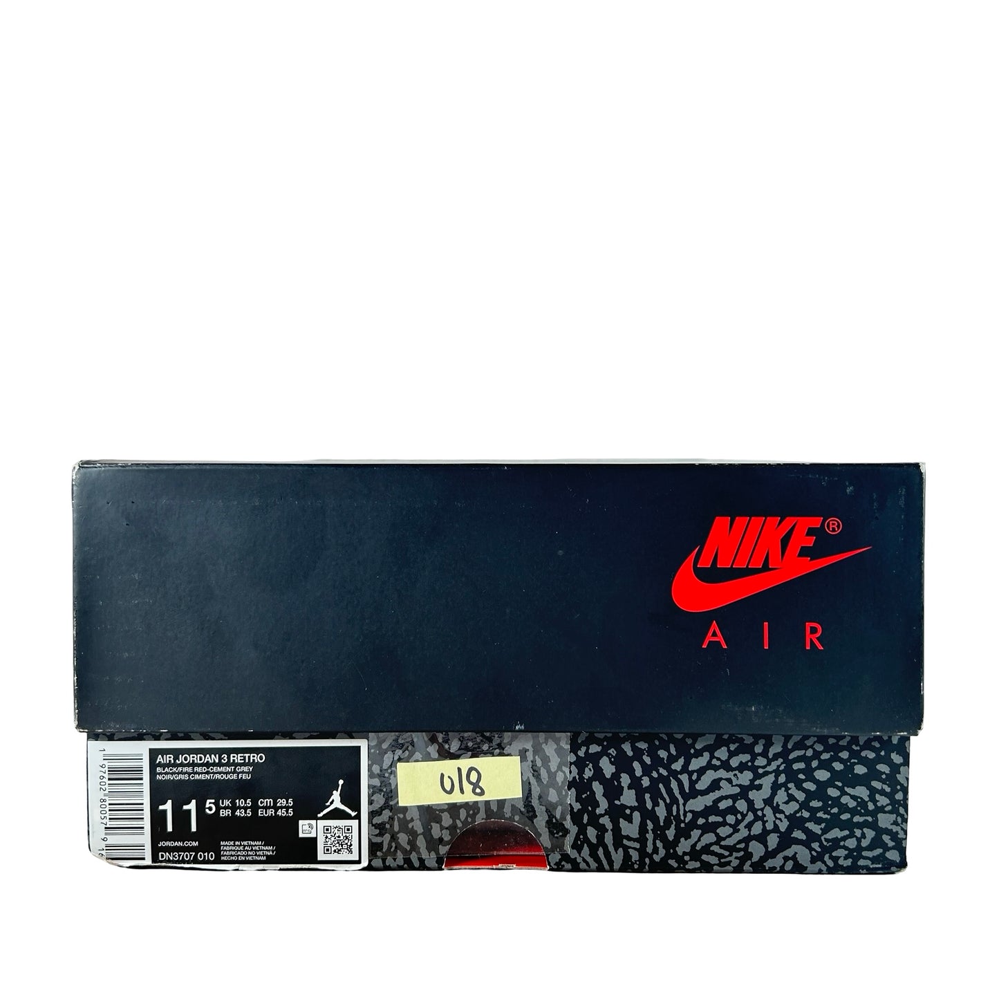 DN3707 010 Jordan 3 Retro Black Cement Reimagined (2024) [USED] - 11.5 M (Used18)