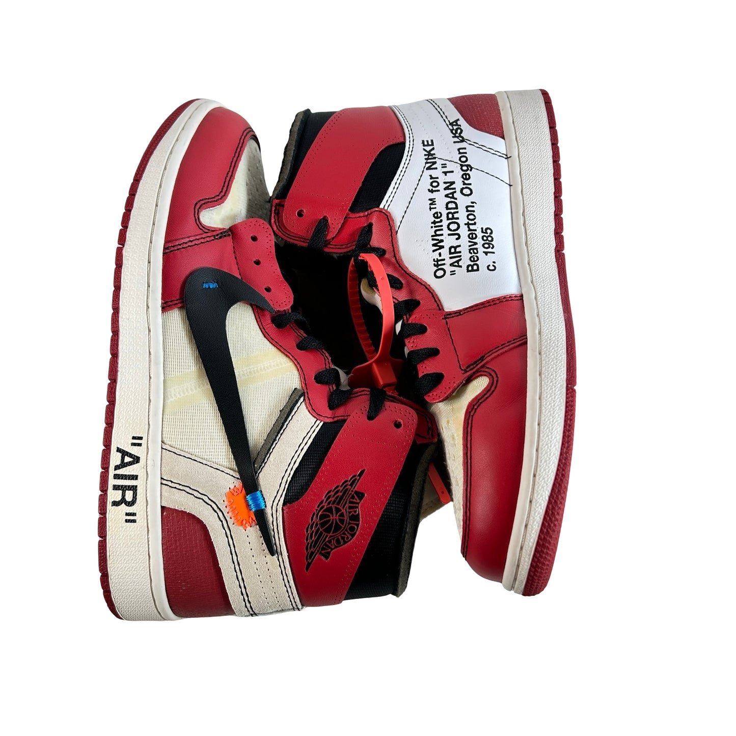 AA3834 101 Jordan 1 Retro High Off-White Chicago [USED] - 9.5 M (Used) (No Box)