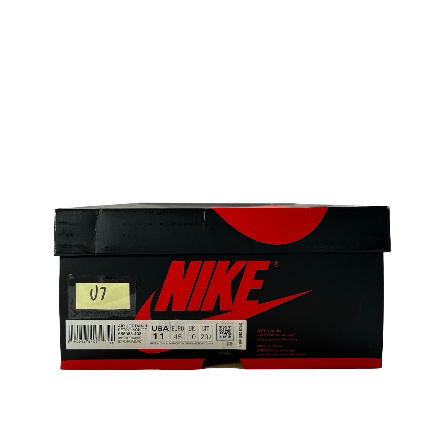 555088 402 Jordan 1 Hyper Royal [USED] - 11 M (Used7)