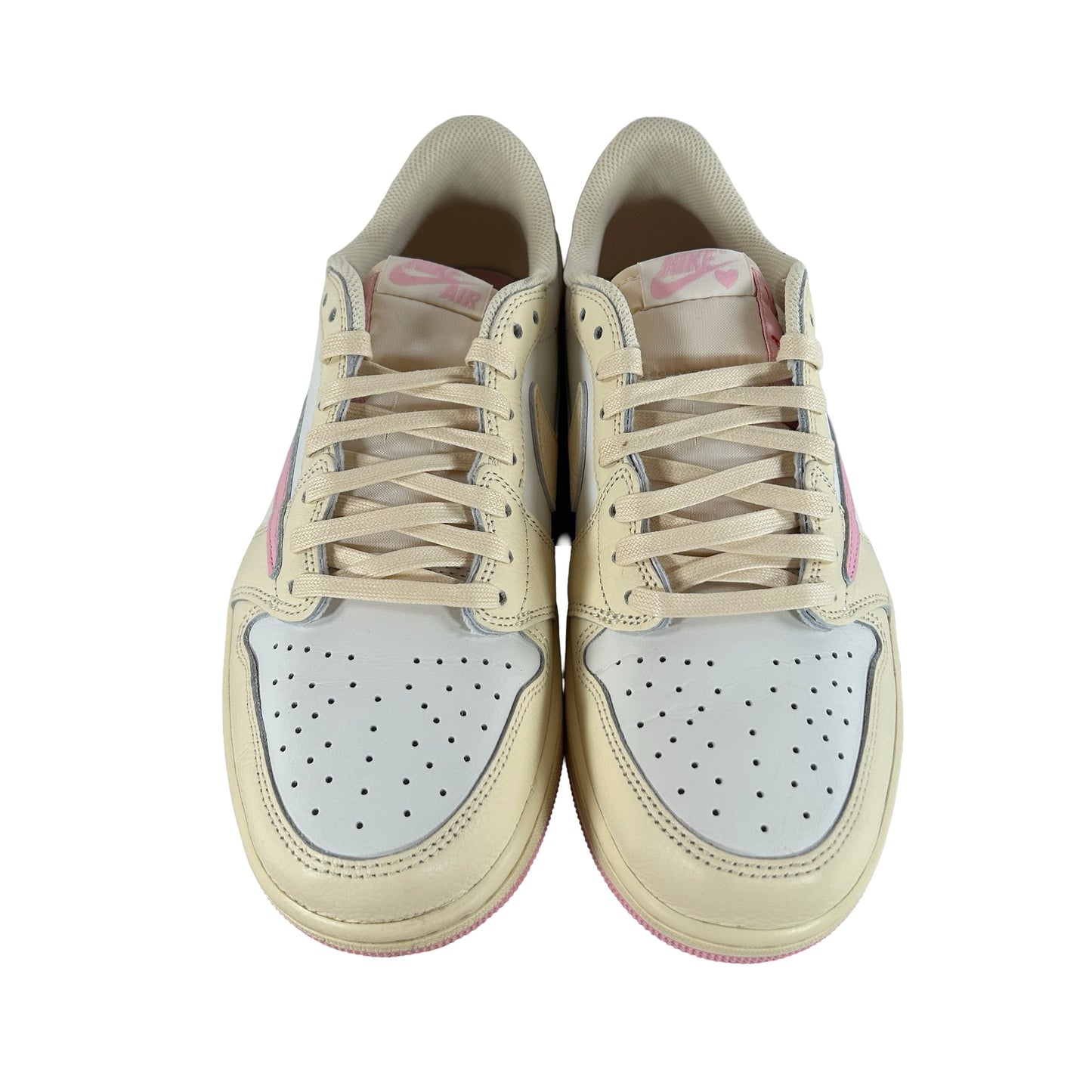 IQ7604 100 Jordan 1 Retro Low OG SP Travis Scott Shy Pink [USED] - 9.5 M (Used)