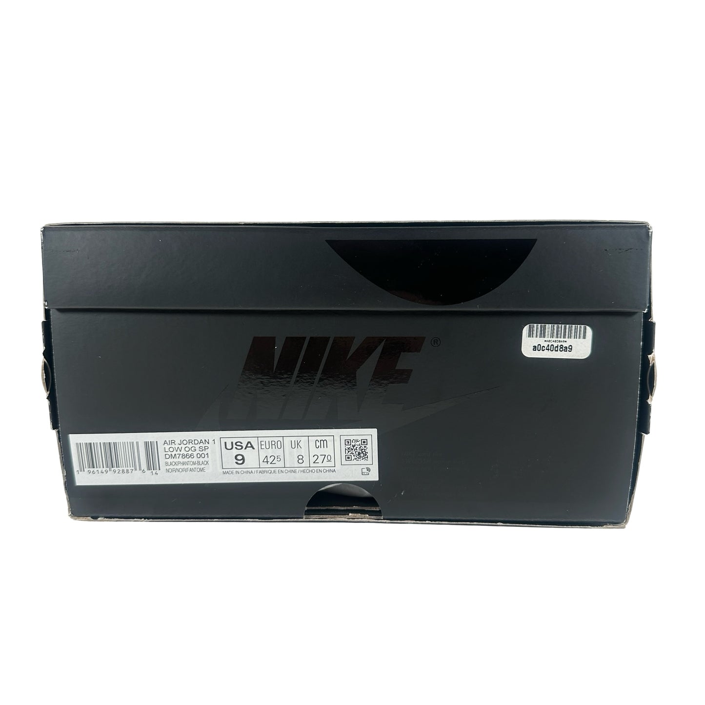 DM7866 001 Jordan 1 Retro Low OG SP Travis Scott Black Phantom [USED] - 9 M (Used)