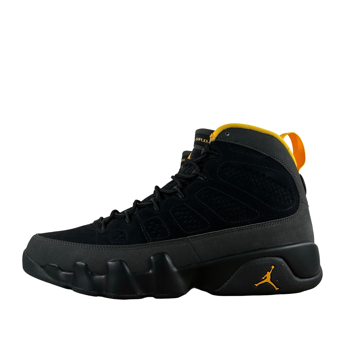 CT8019 070 Jordan 9 Retro Dark Charcoal University Gold [USED] - 10 M (Used5)