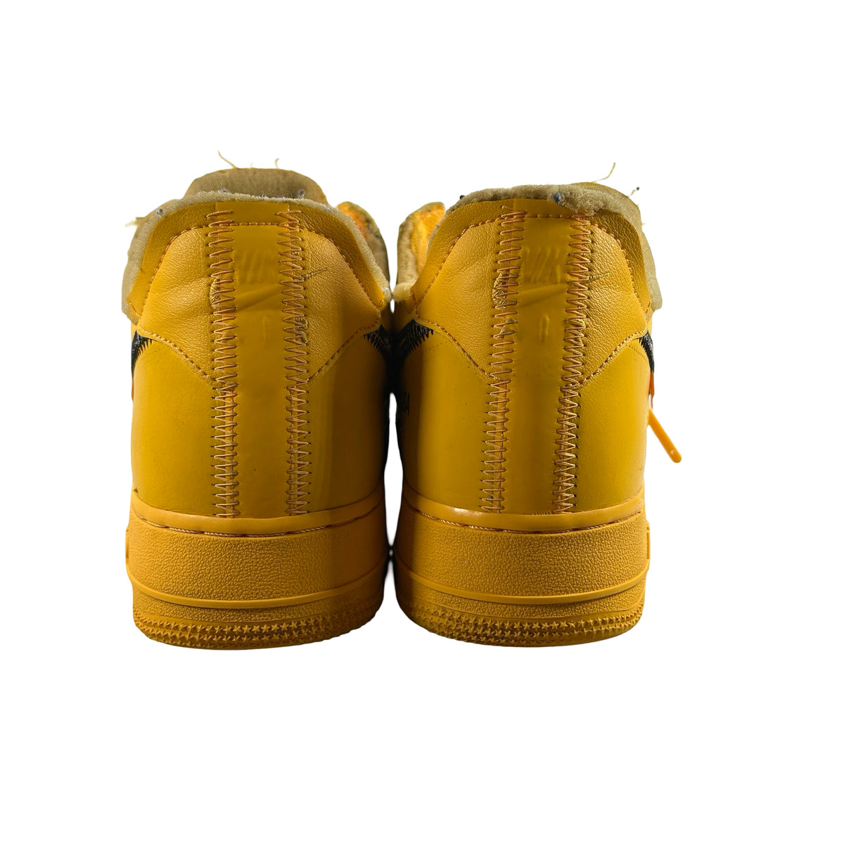 DD1876 700 Nike Air Force 1 Low Off-White ICA University Gold [USED] - 11 M (Used) (No Box)