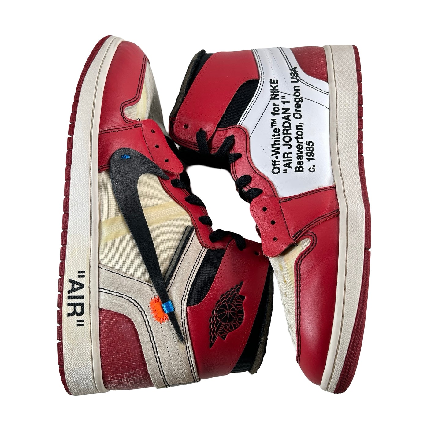 AA3834 101 Jordan 1 Retro High Off-White Chicago [USED] - 13 M (Used)