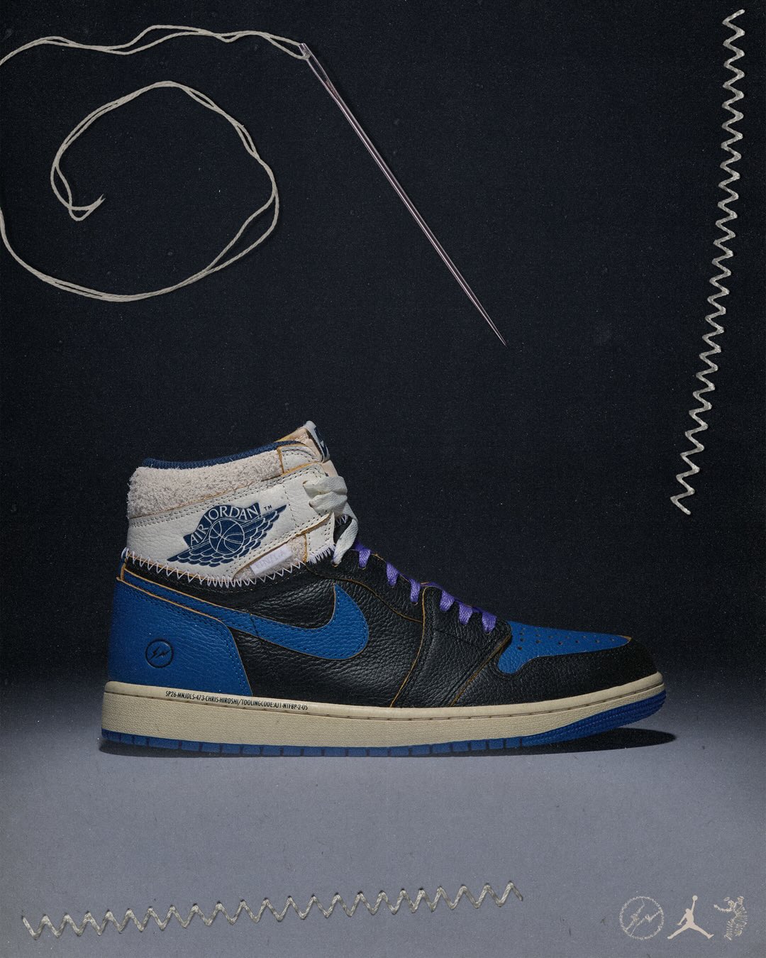 [PRE-ORDER] IO7847 001 Jordan 1 Retro High OG SP Fragment x Union LA Sport Royal [PRE-ORDER]