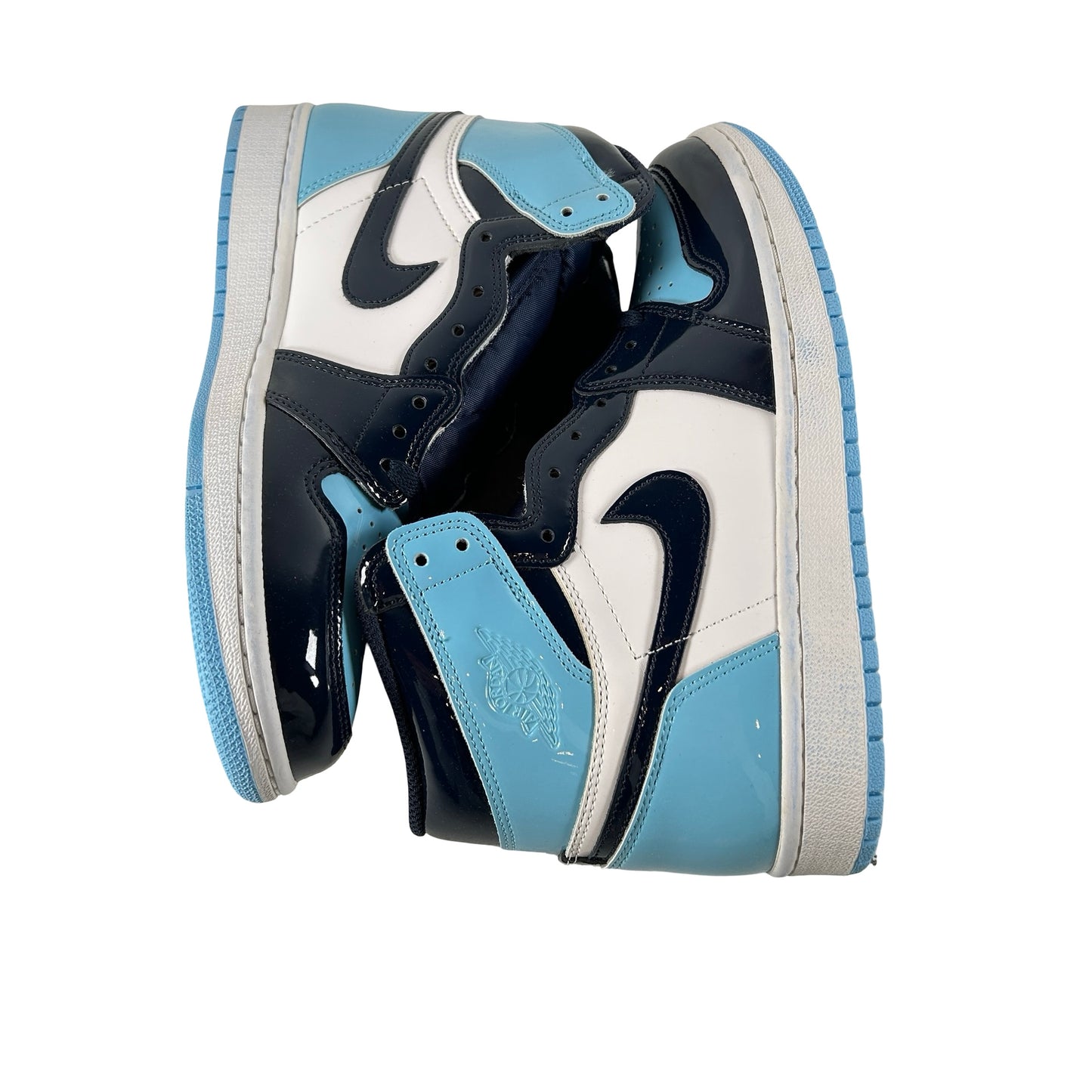 CD0461 401 Jordan 1 Retro High UNC Patent (Women's) [CONDITIONAL] - 8 W (Lightly Stained Midsole)