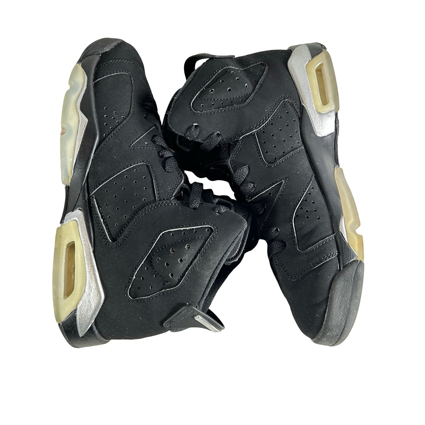 DX2835 001 Jordan 6 Retro Chrome Metallic Silver (GS) [USED] - 6 Y (Used2)