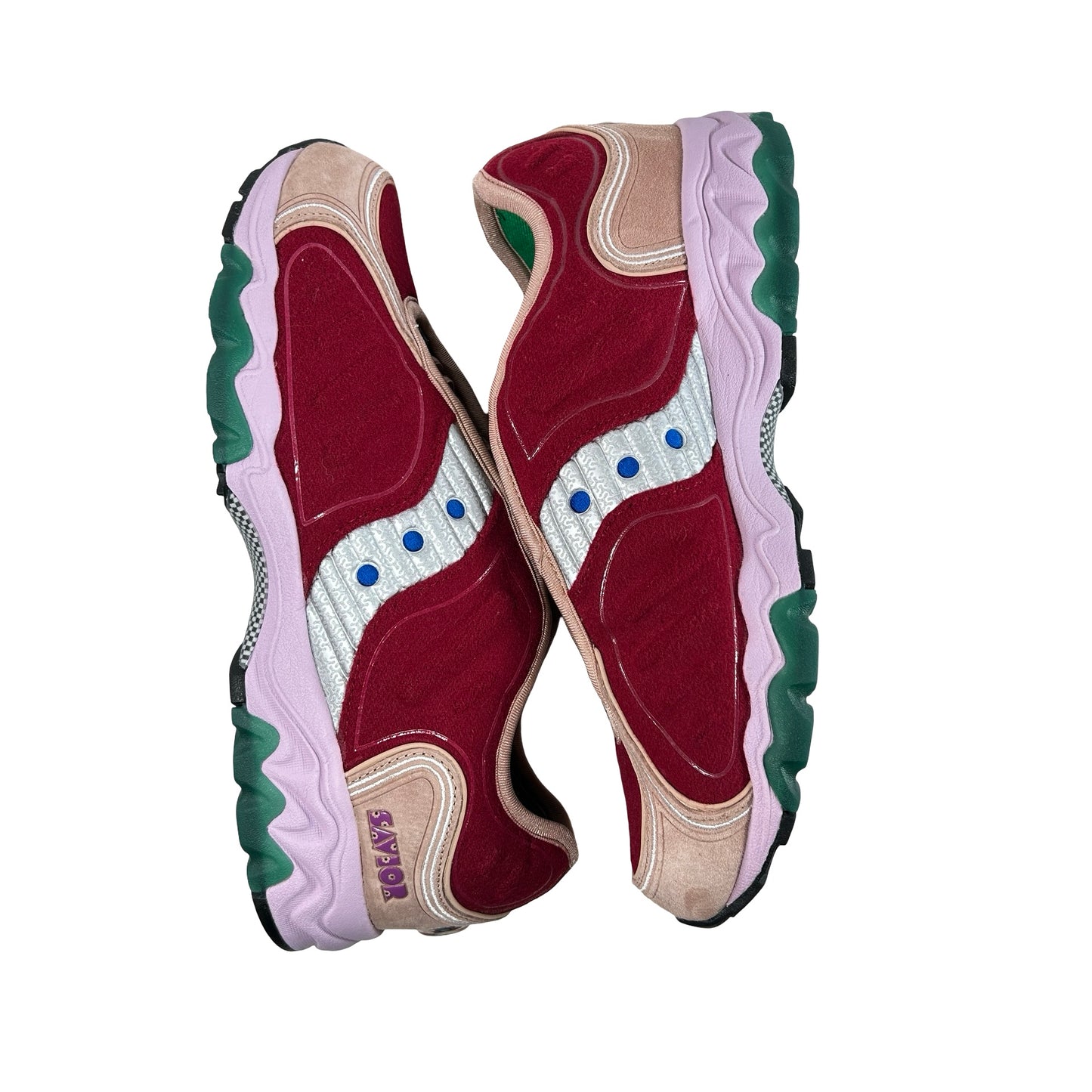 S70922 1 Saucony Matrix Jae Tips No Shoes In The House Burgundy [USED] - 11 M (Used)
