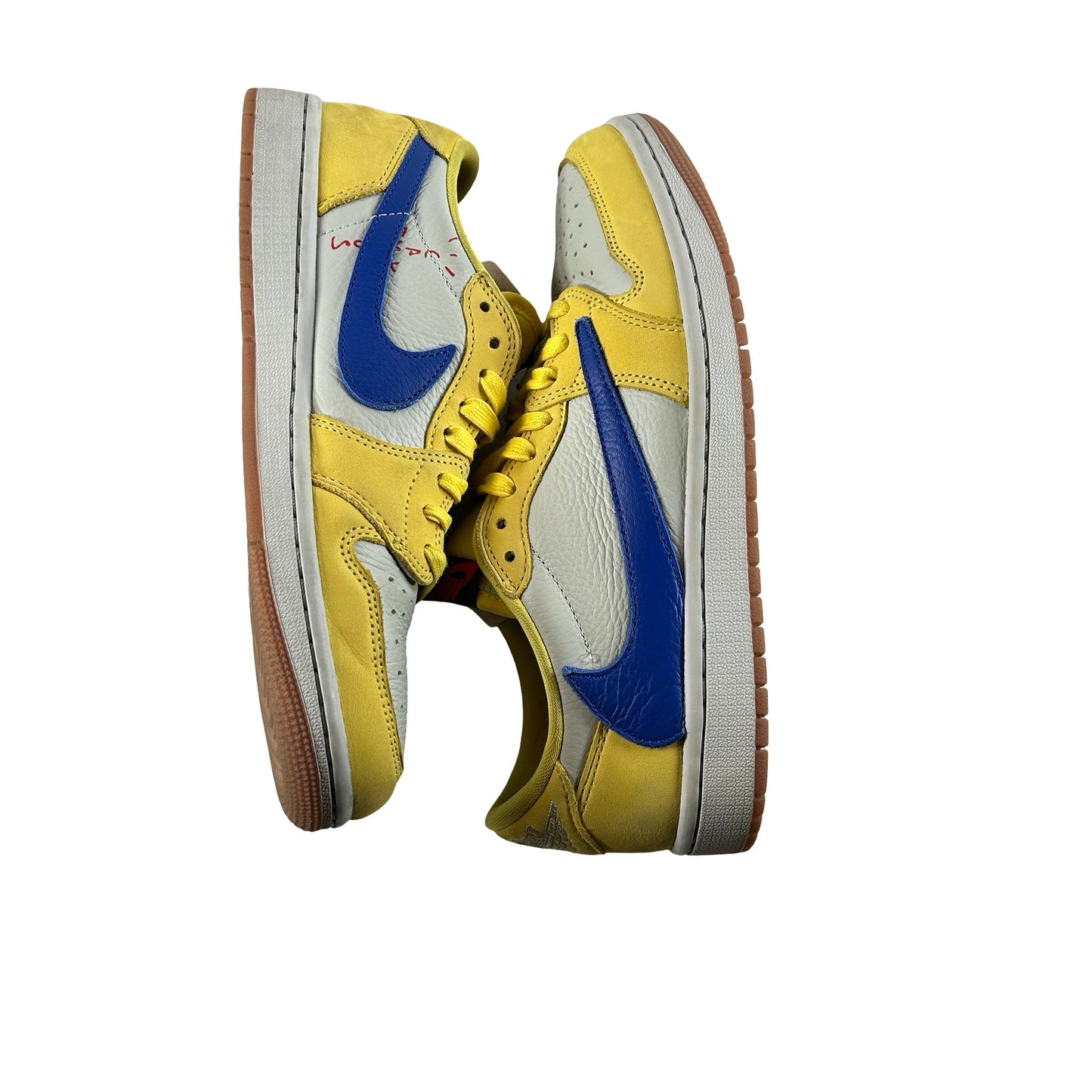 DZ4137 700 Jordan 1 Retro Low OG SP Travis Scott Canary (Women's) [USED] - 9 W (Used5)