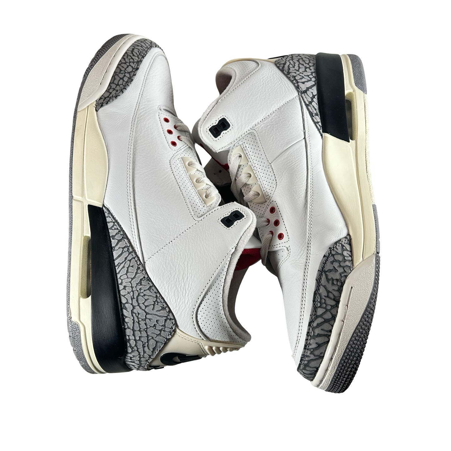 DN3707 100 Jordan 3 Retro White Cement Reimagined [USED] - 14 M (Used) (Replace Box)