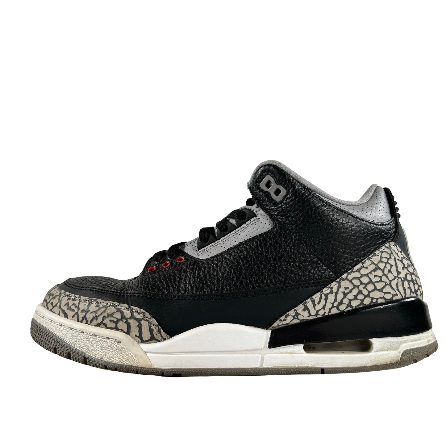 854262 001 Jordan 3 Black Cement 2018 [USED] - 8.5 M (Used8)