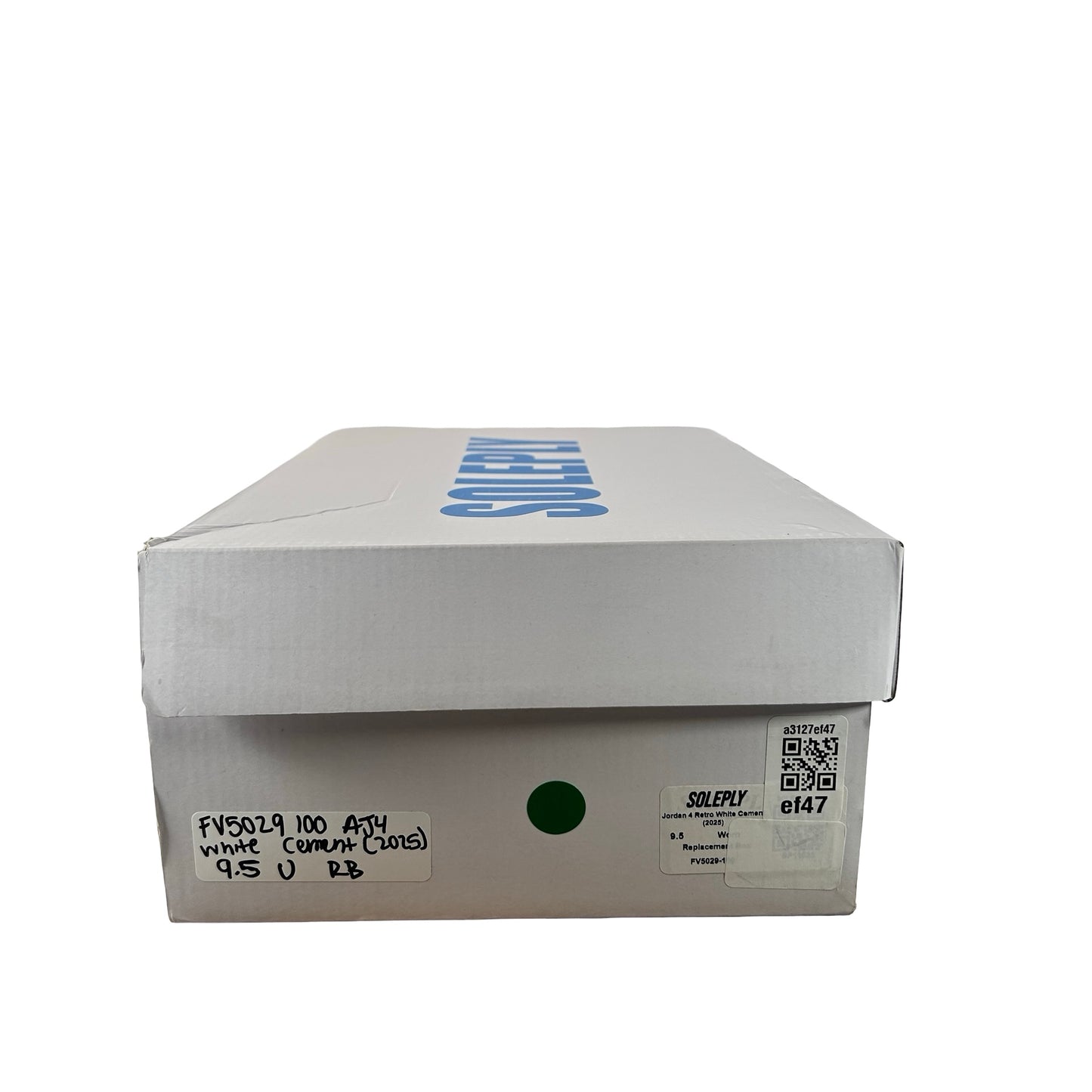 FV5029 100 Jordan 4 Retro White Cement (2025) [USED] - 9.5 M (Used) (Replace Box)