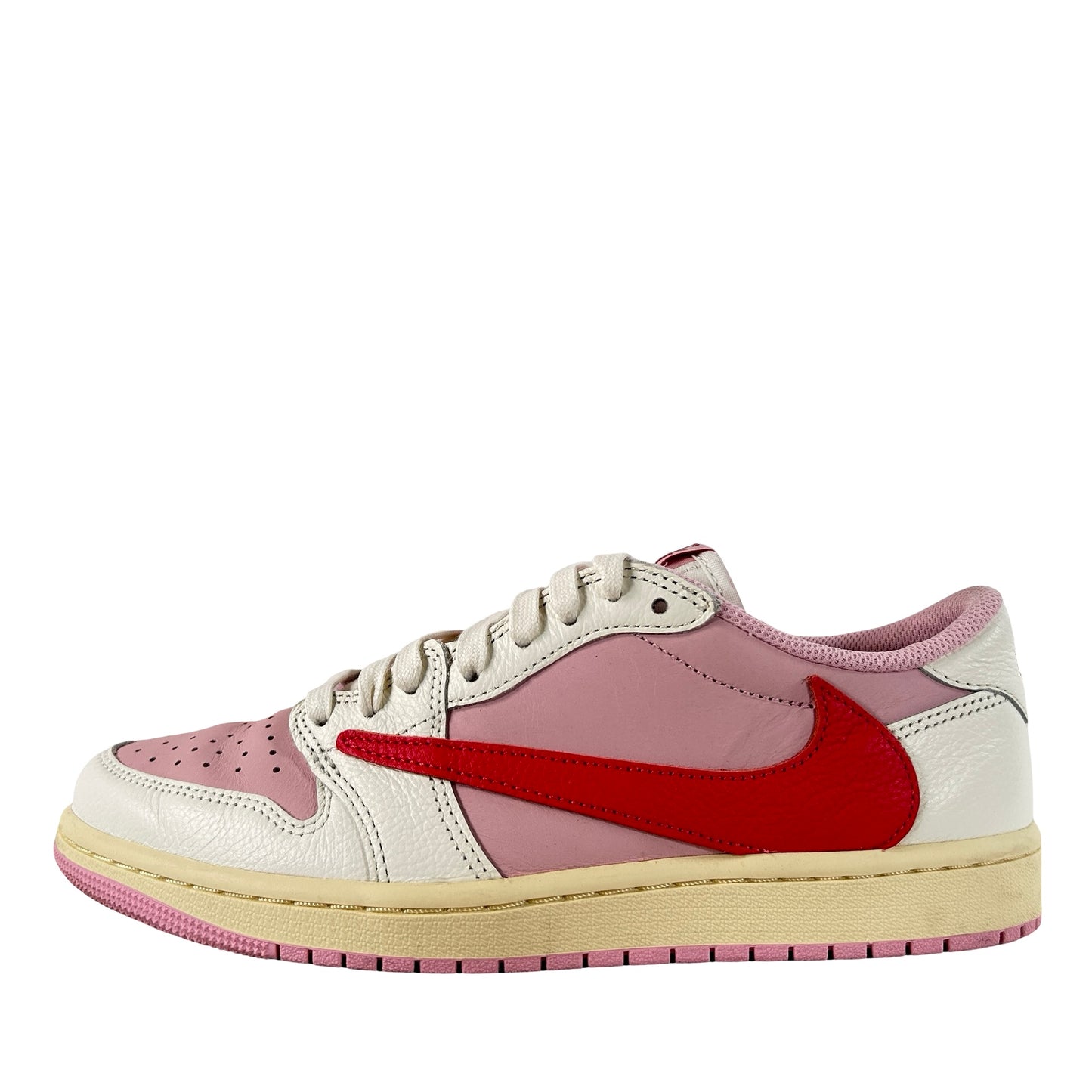 IQ7604 101 Jordan 1 Retro Low OG SP Travis Scott Sail Tropical Pink [USED] - 8 M (Used2)